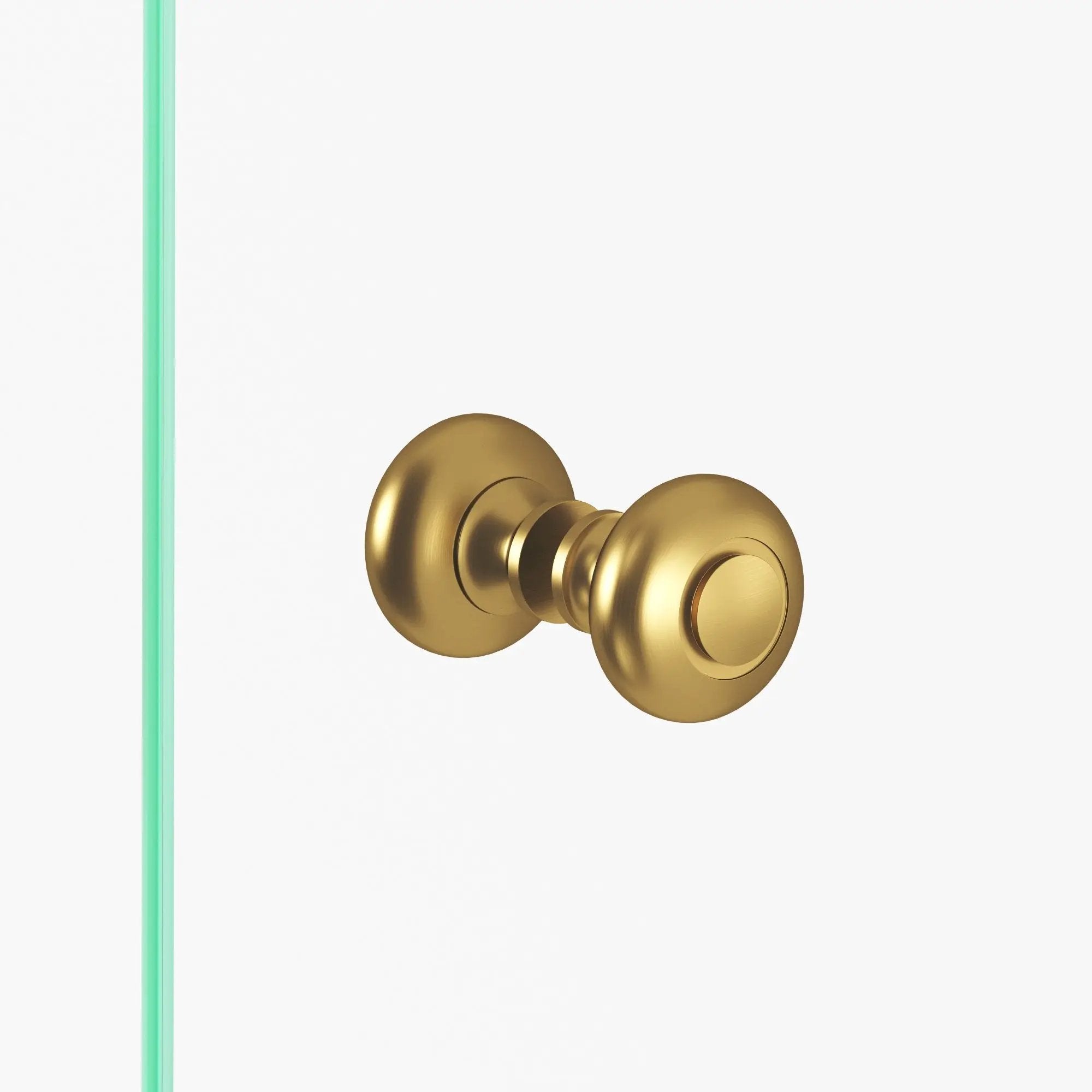 satin brass cabinet knob
