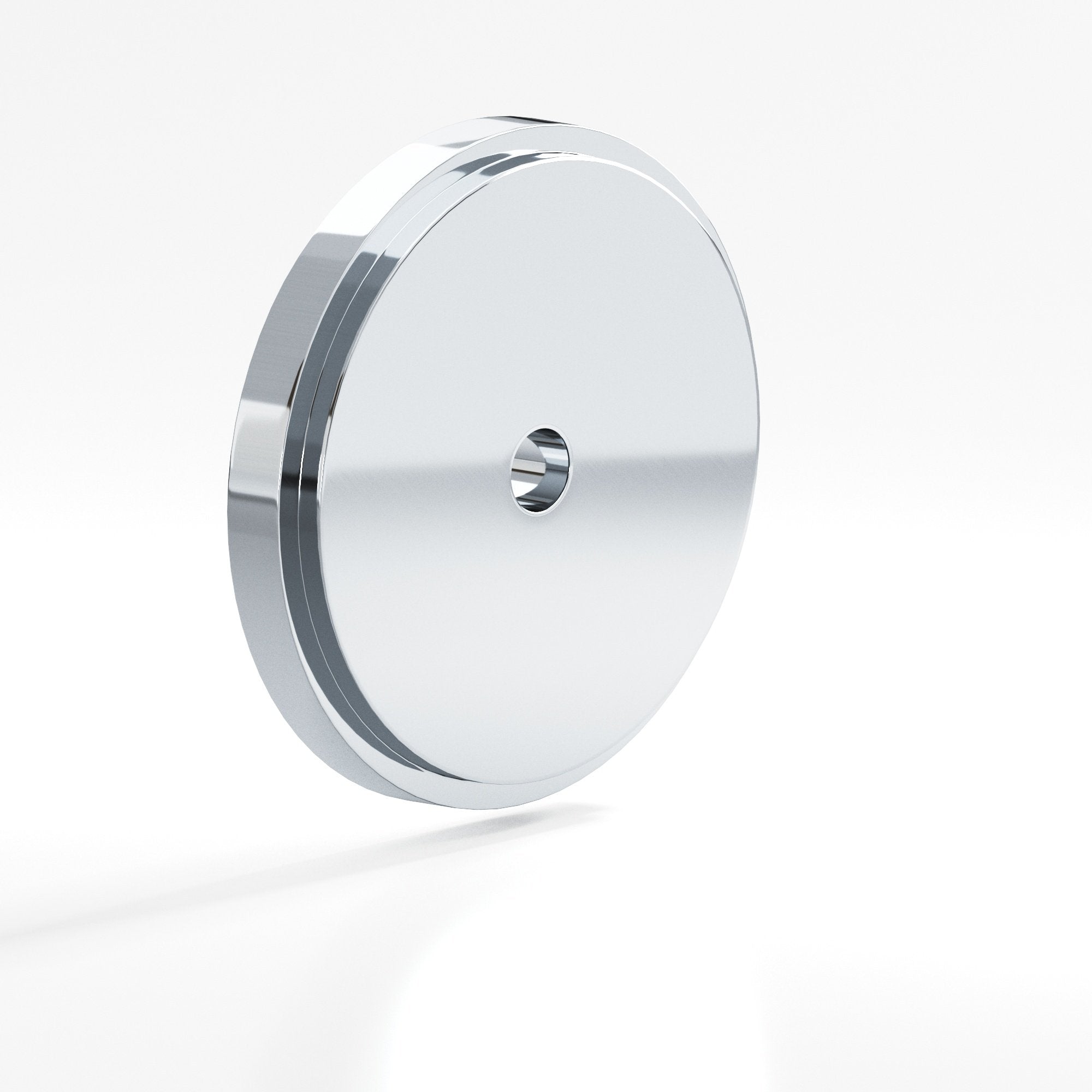 polished chrome backplate