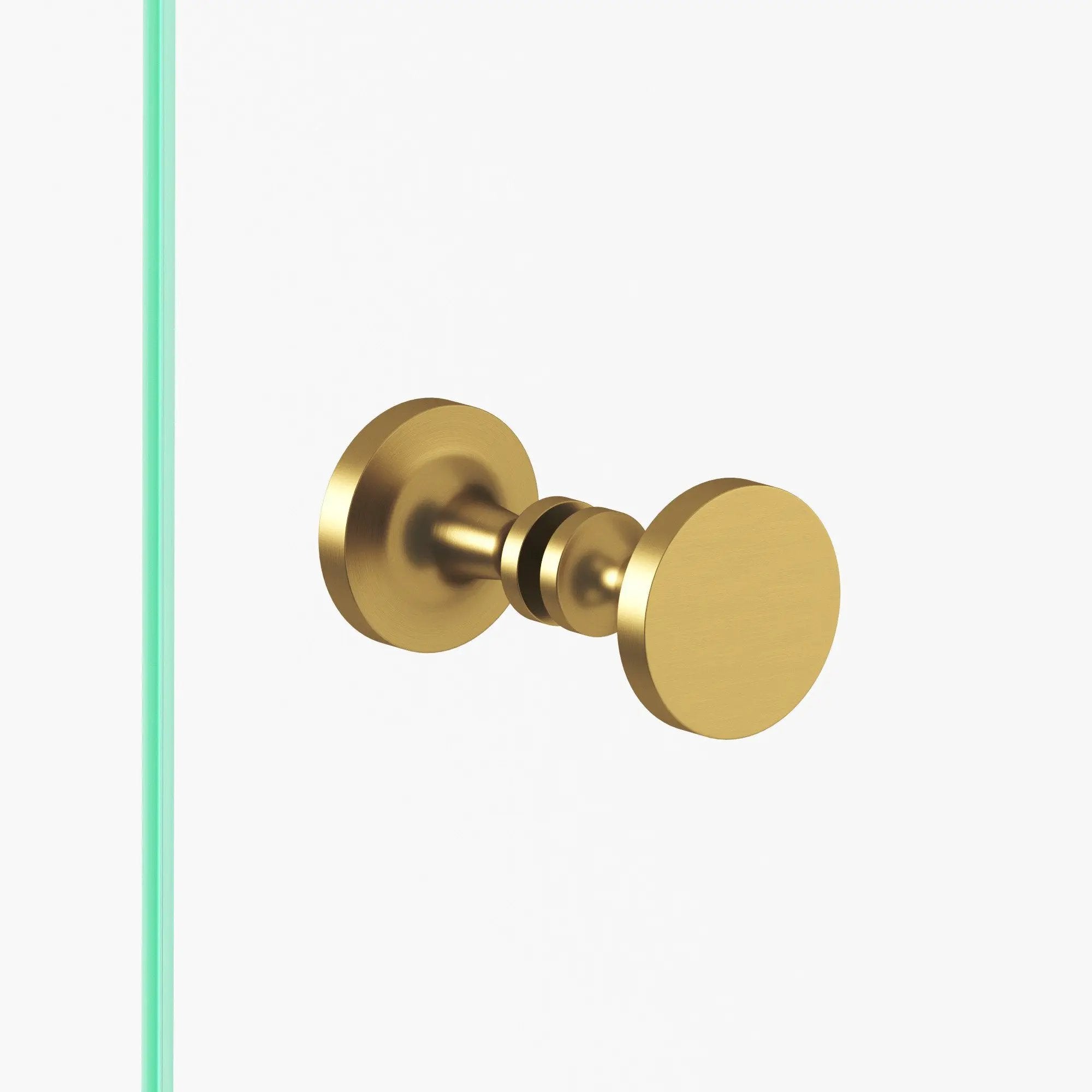 satin brass cabinet knob