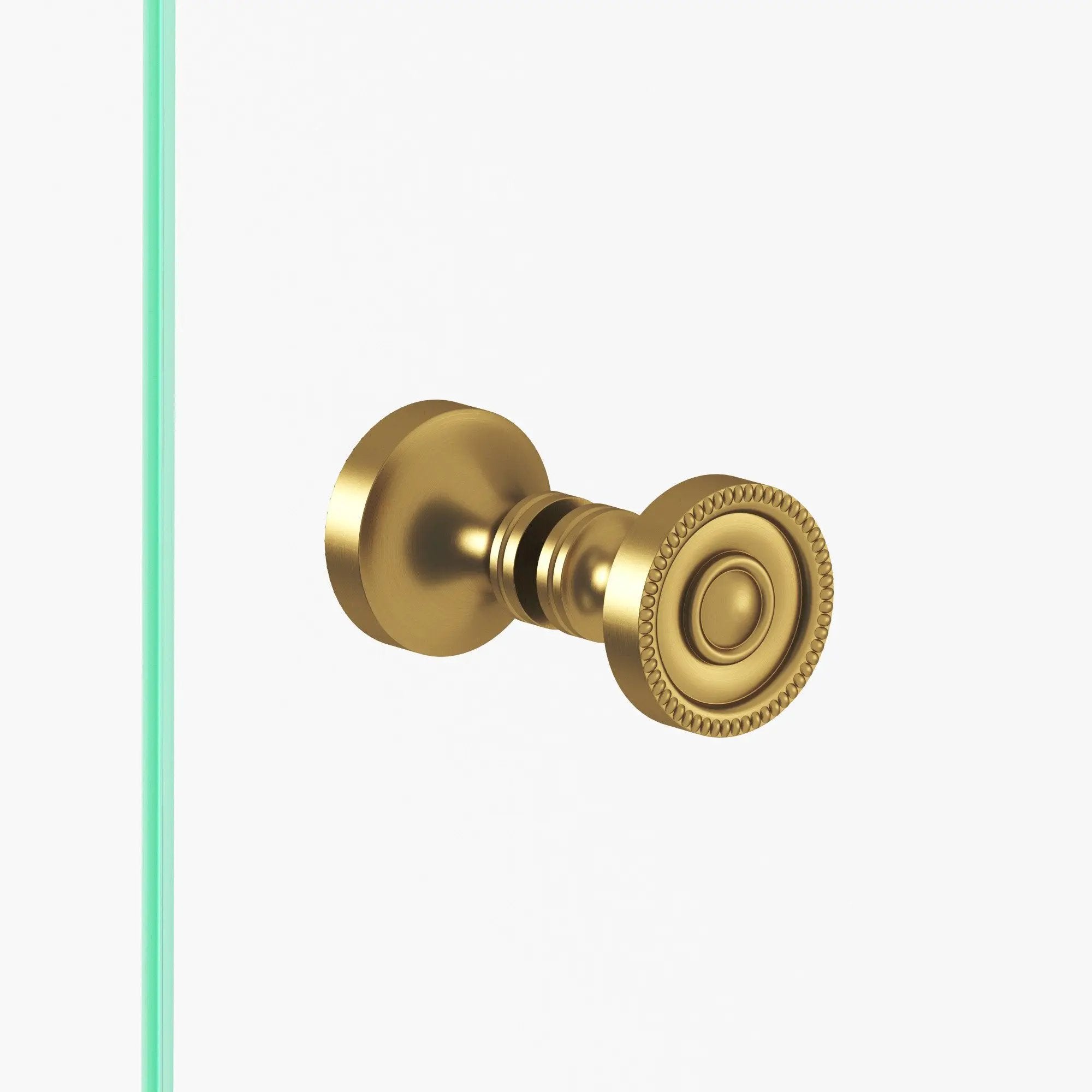 satin brass cabinet knob
