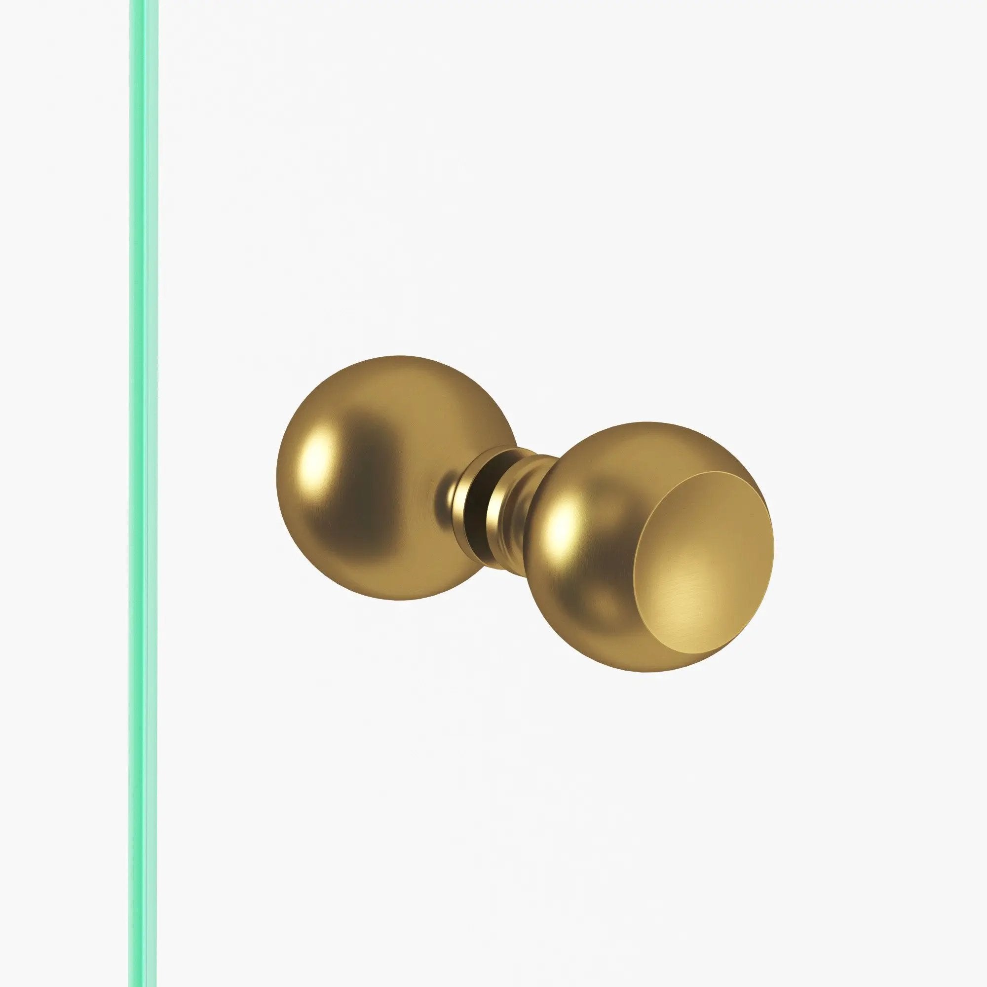satin brass cabinet knob