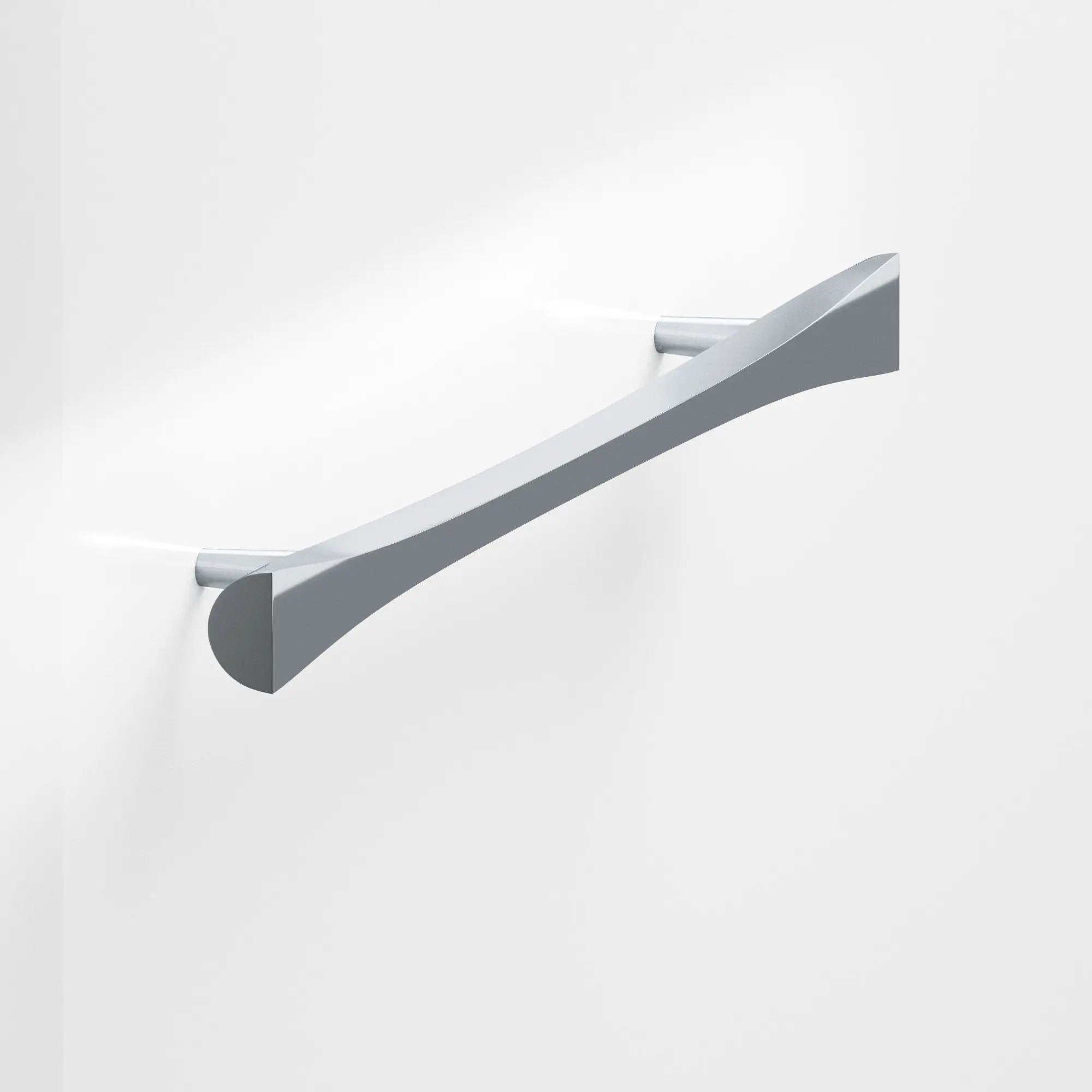 polished chrome cabinet pull