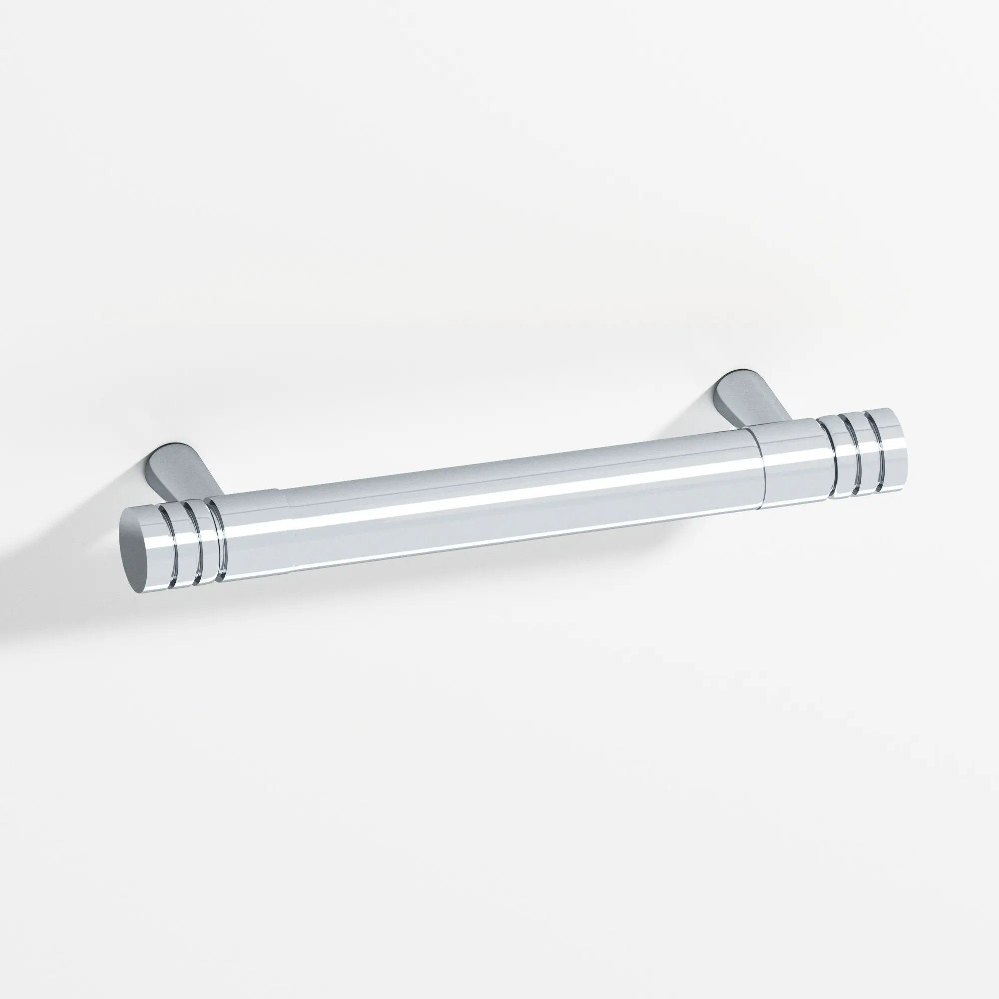 polished chrome cabinet pull