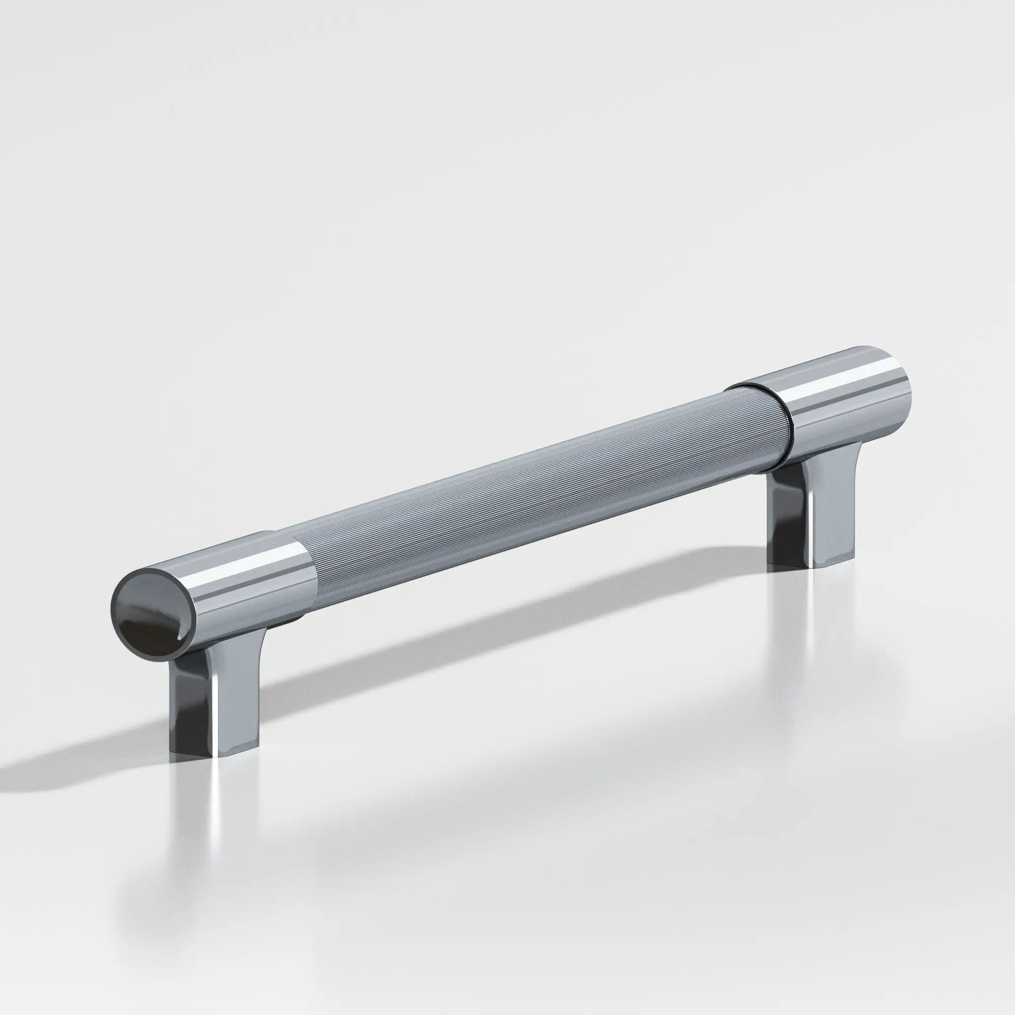polished chrome cabinet pull