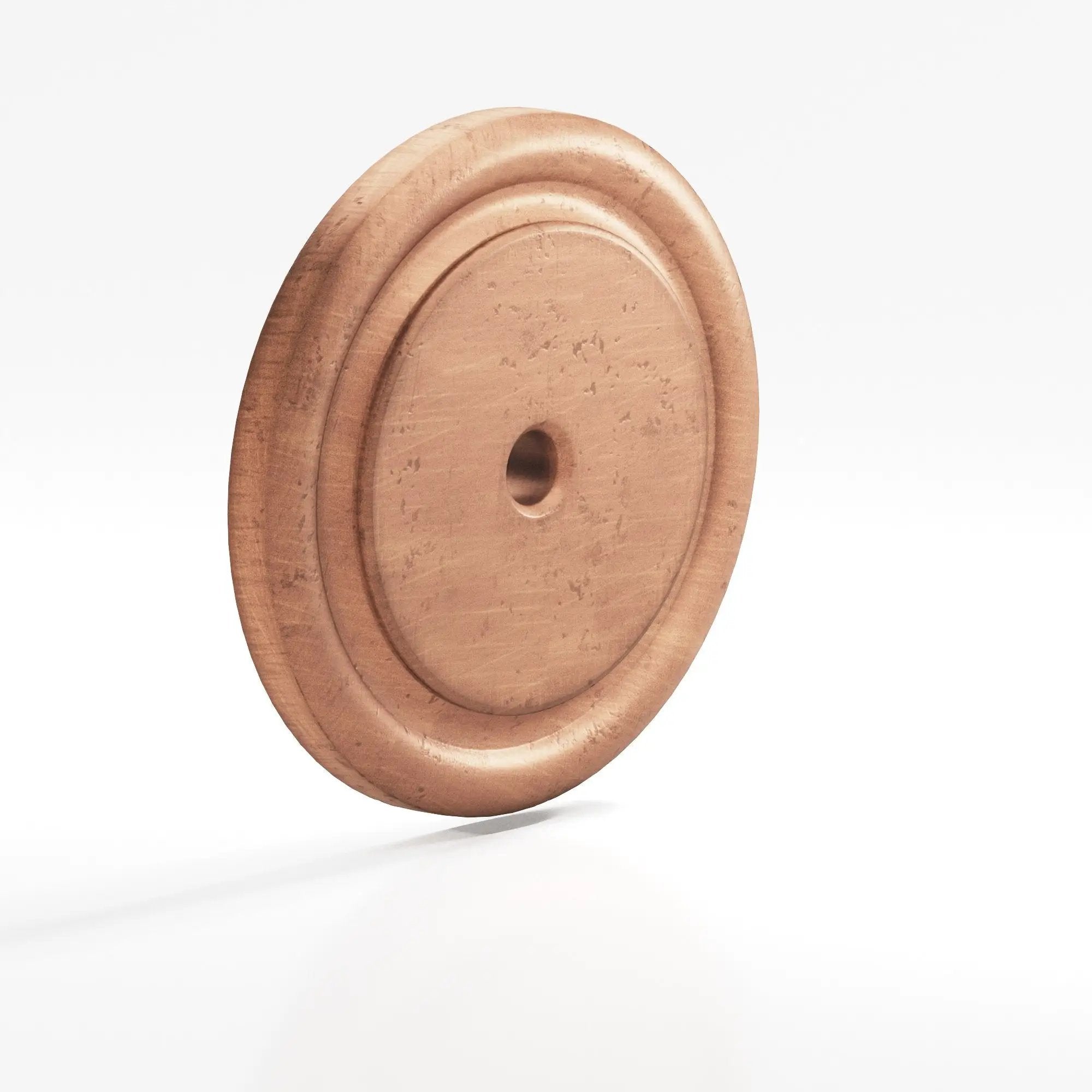 Colonial Bronze 203 Series Ribbed Round Backplate by Colonial Bronze