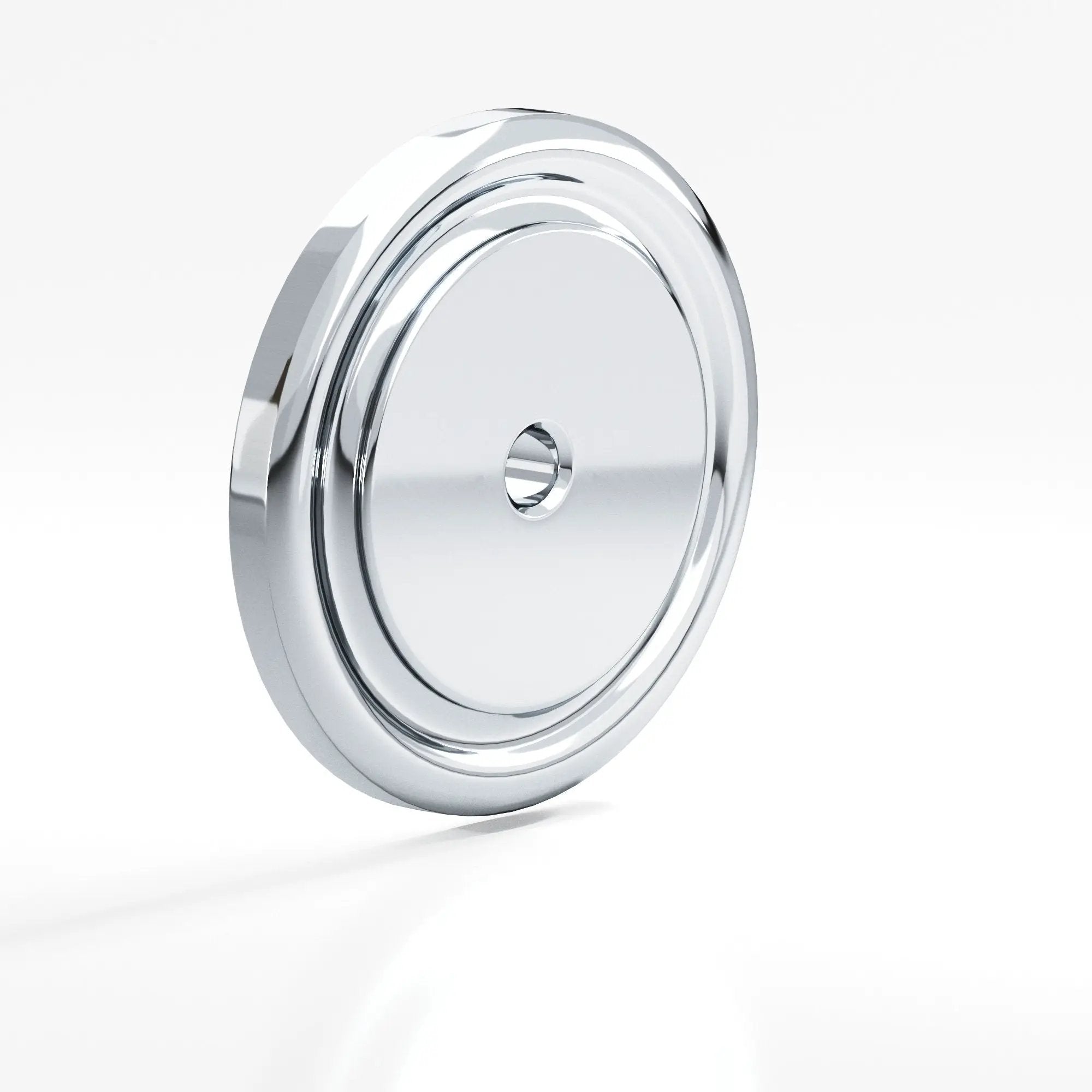 polished chrome backplate