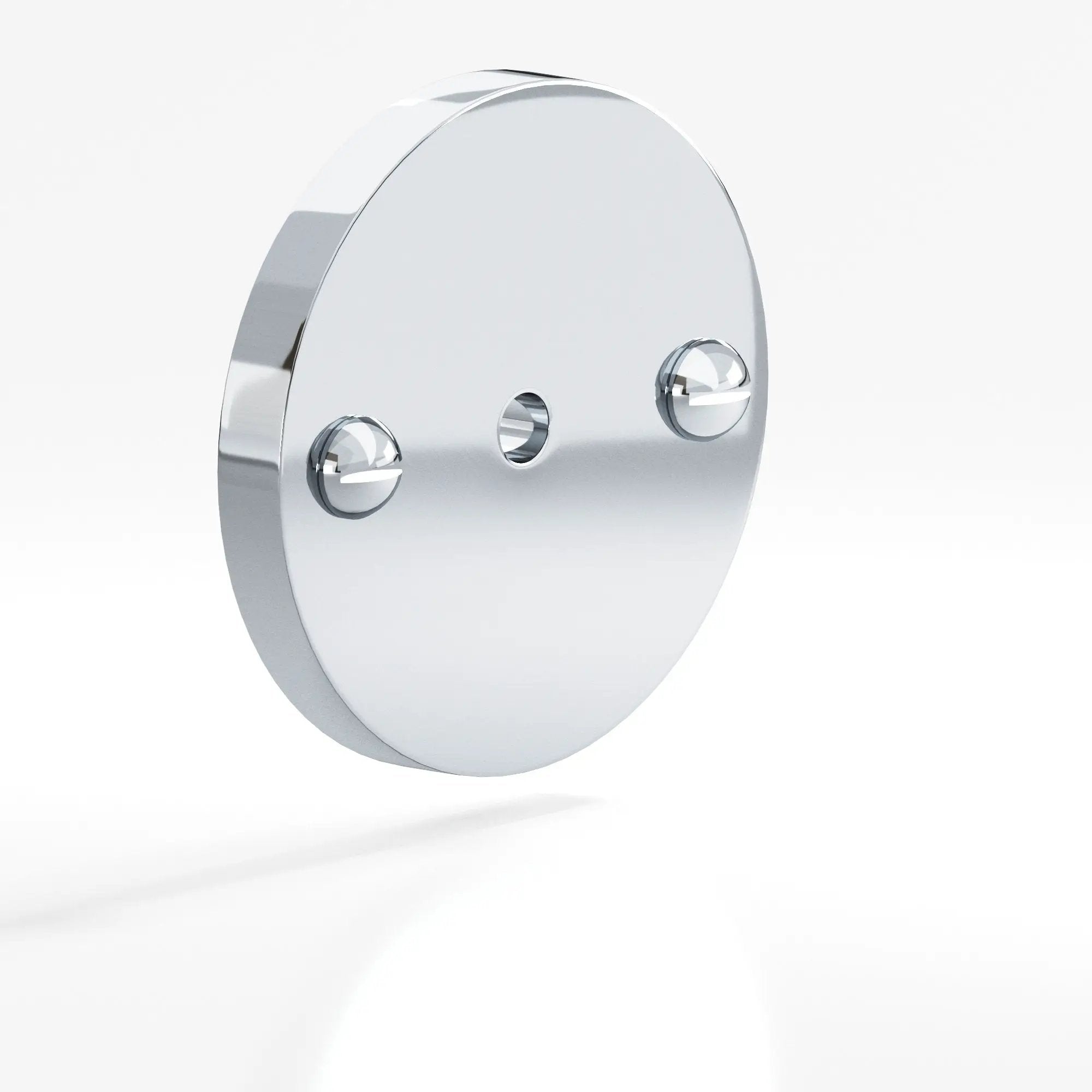 polished chrome backplate