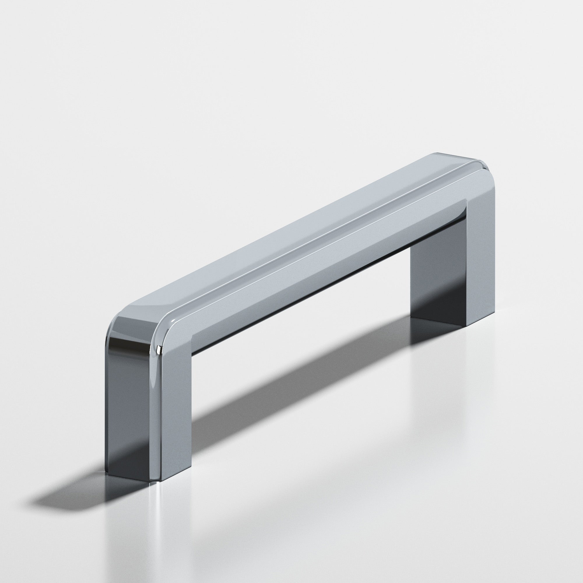 polished chrome cabinet pull