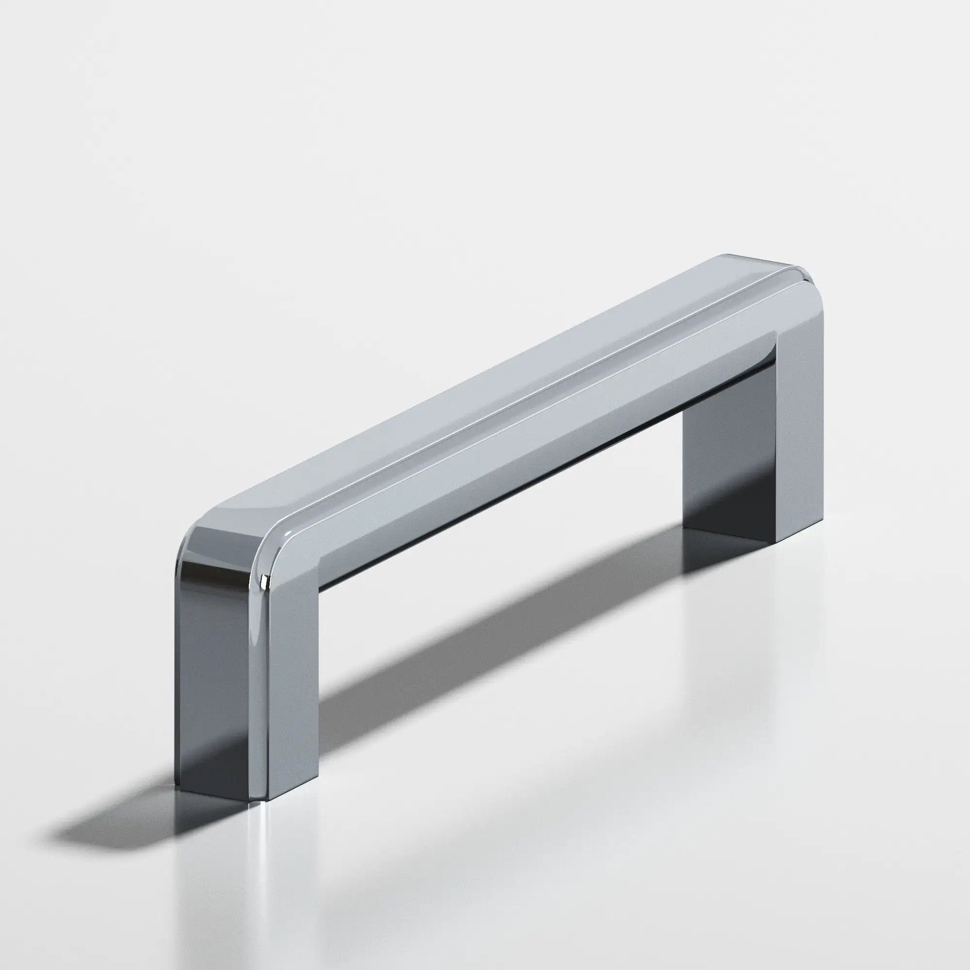 polished chrome cabinet pull