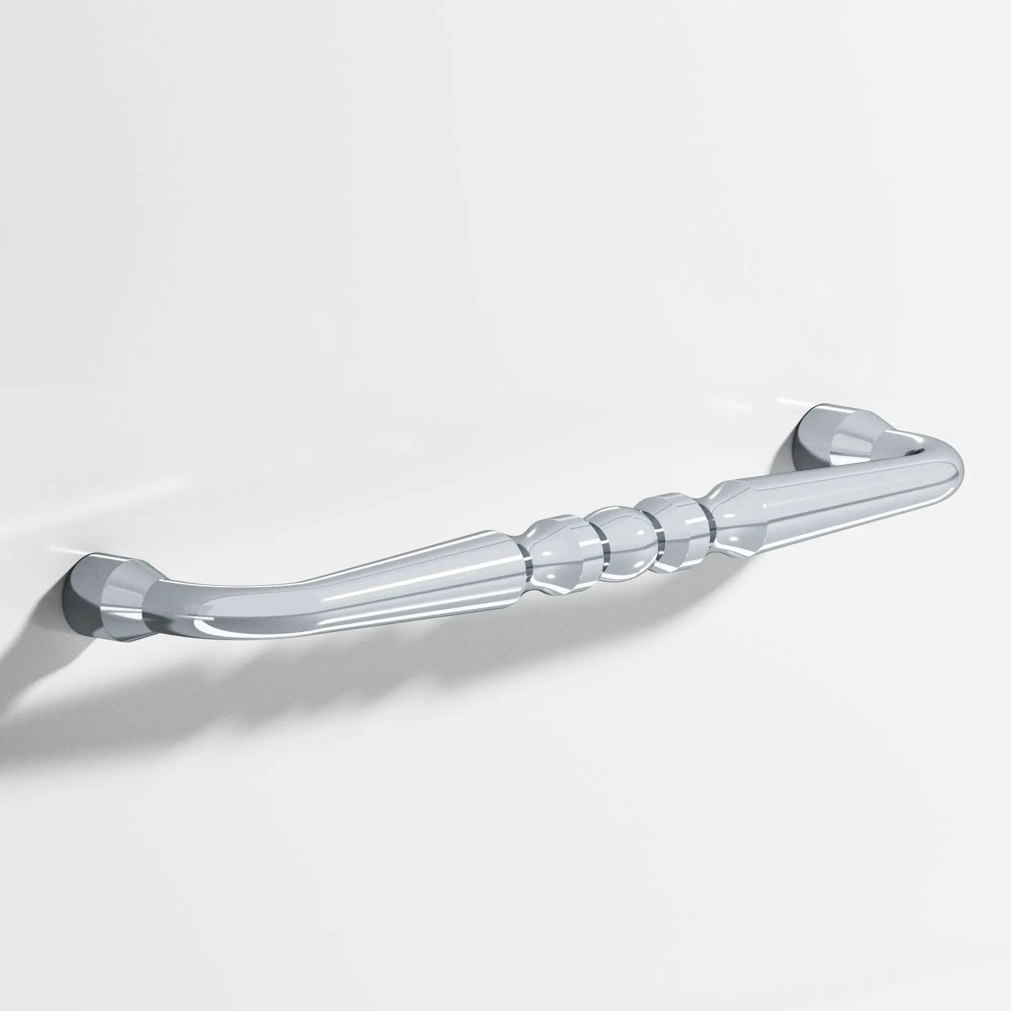 polished chrome cabinet pull