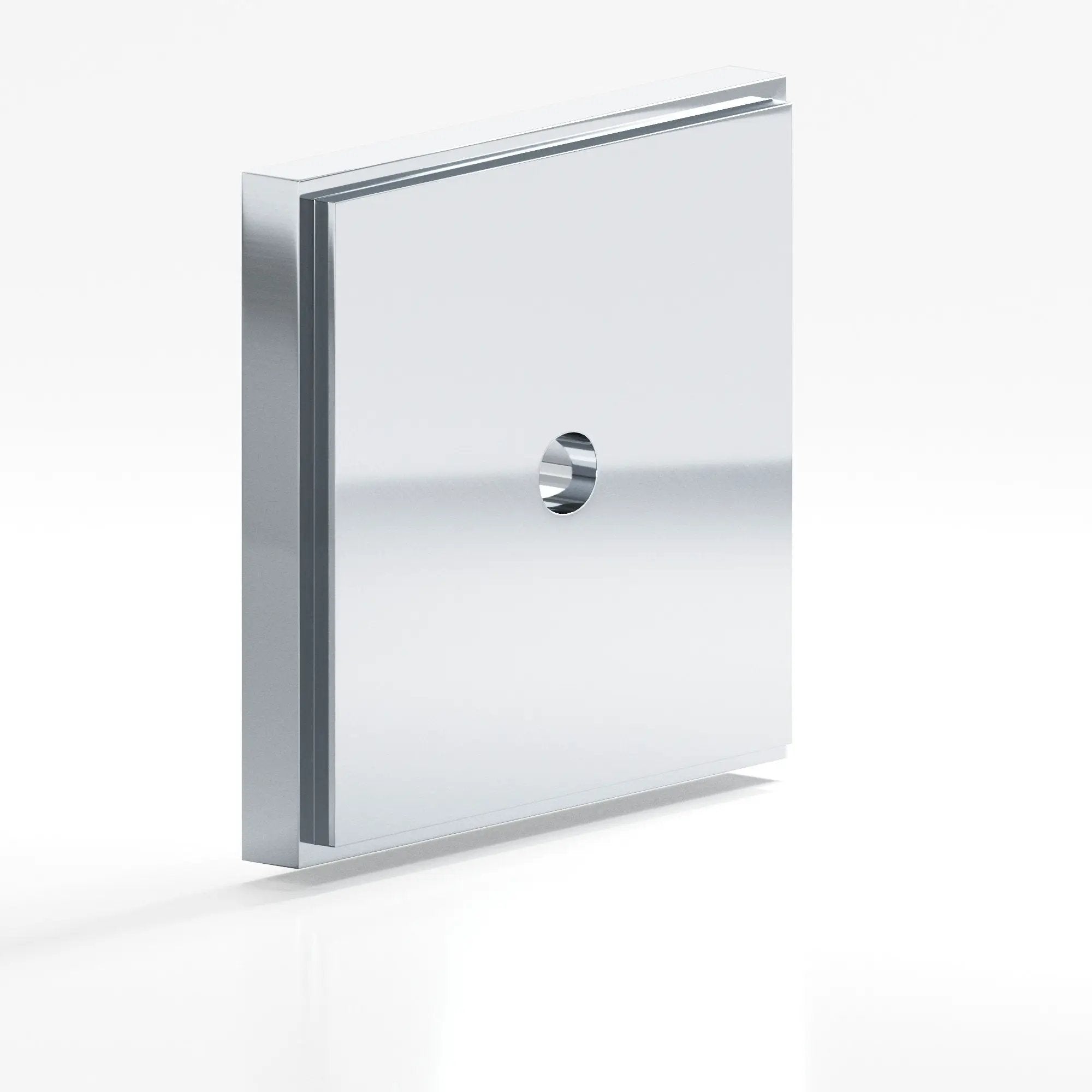 polished chrome backplate