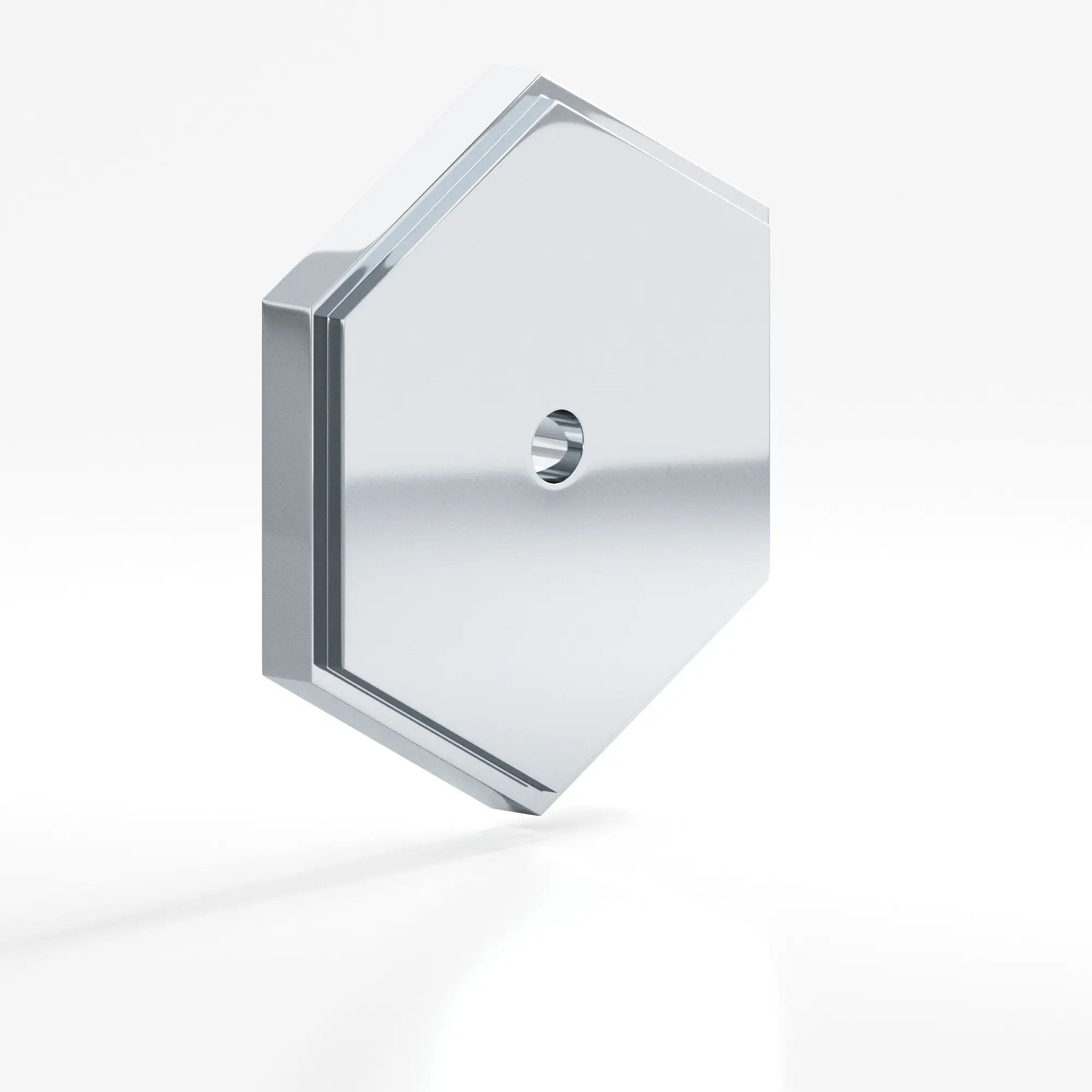 polished chrome backplate