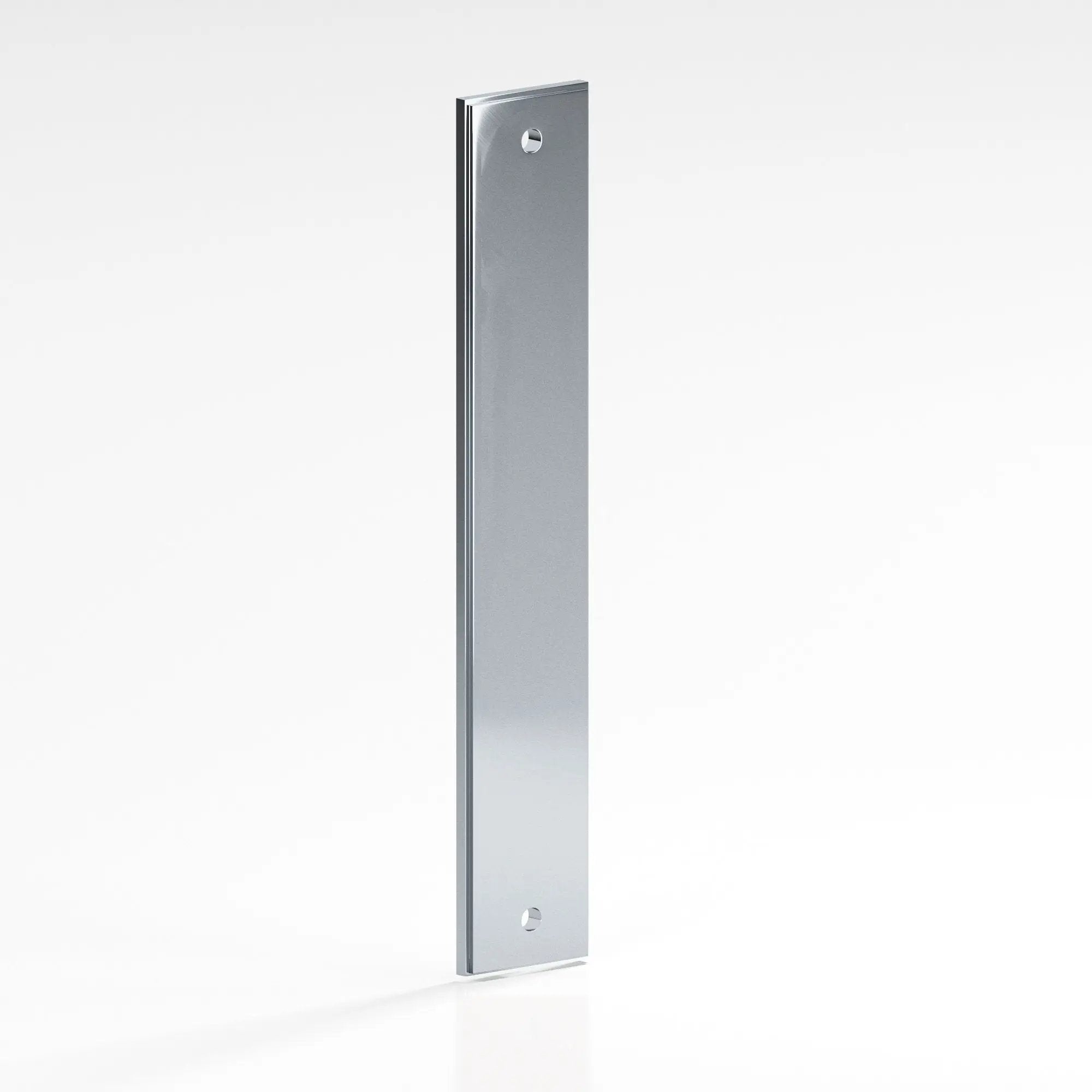 polished chrome backplate