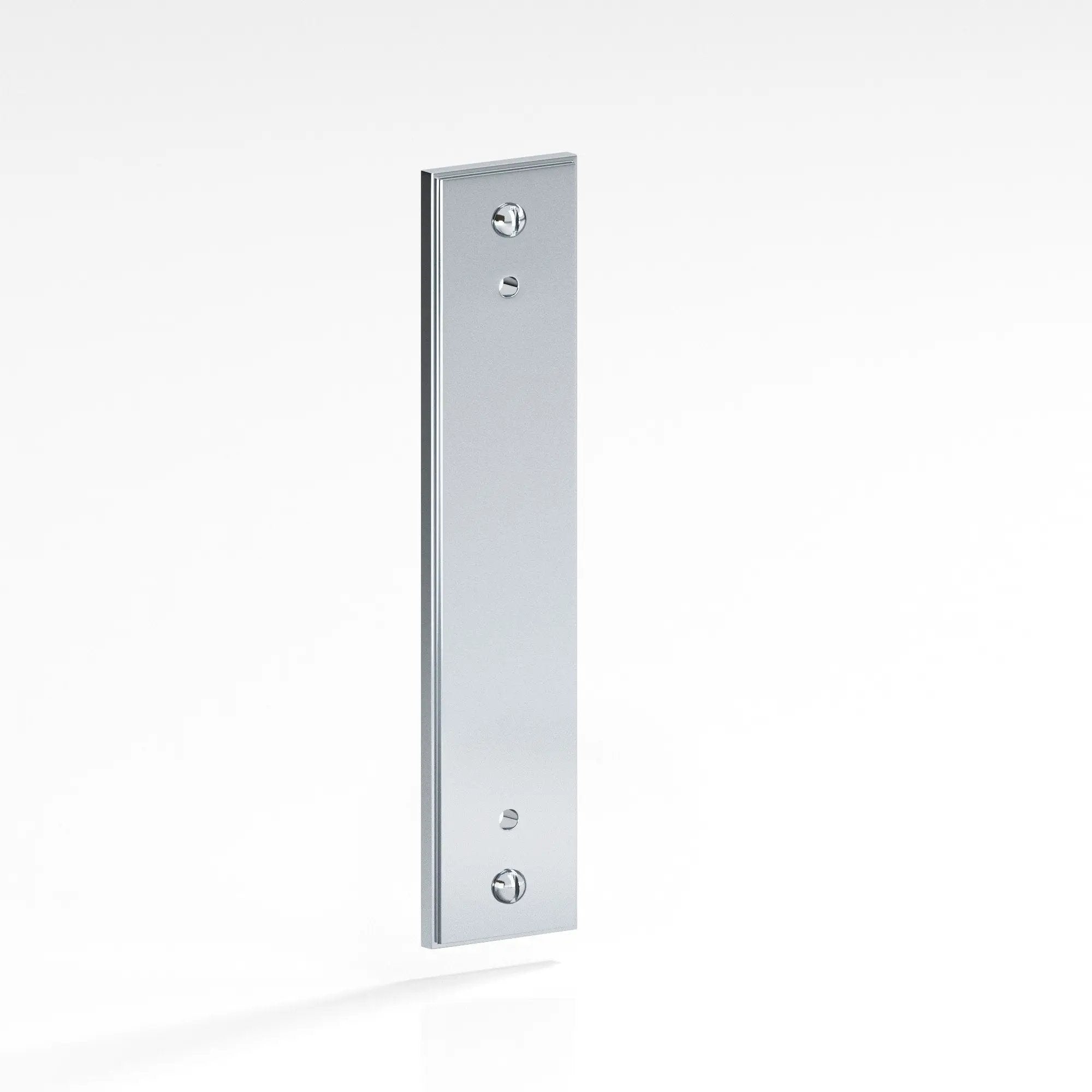 polished chrome backplate