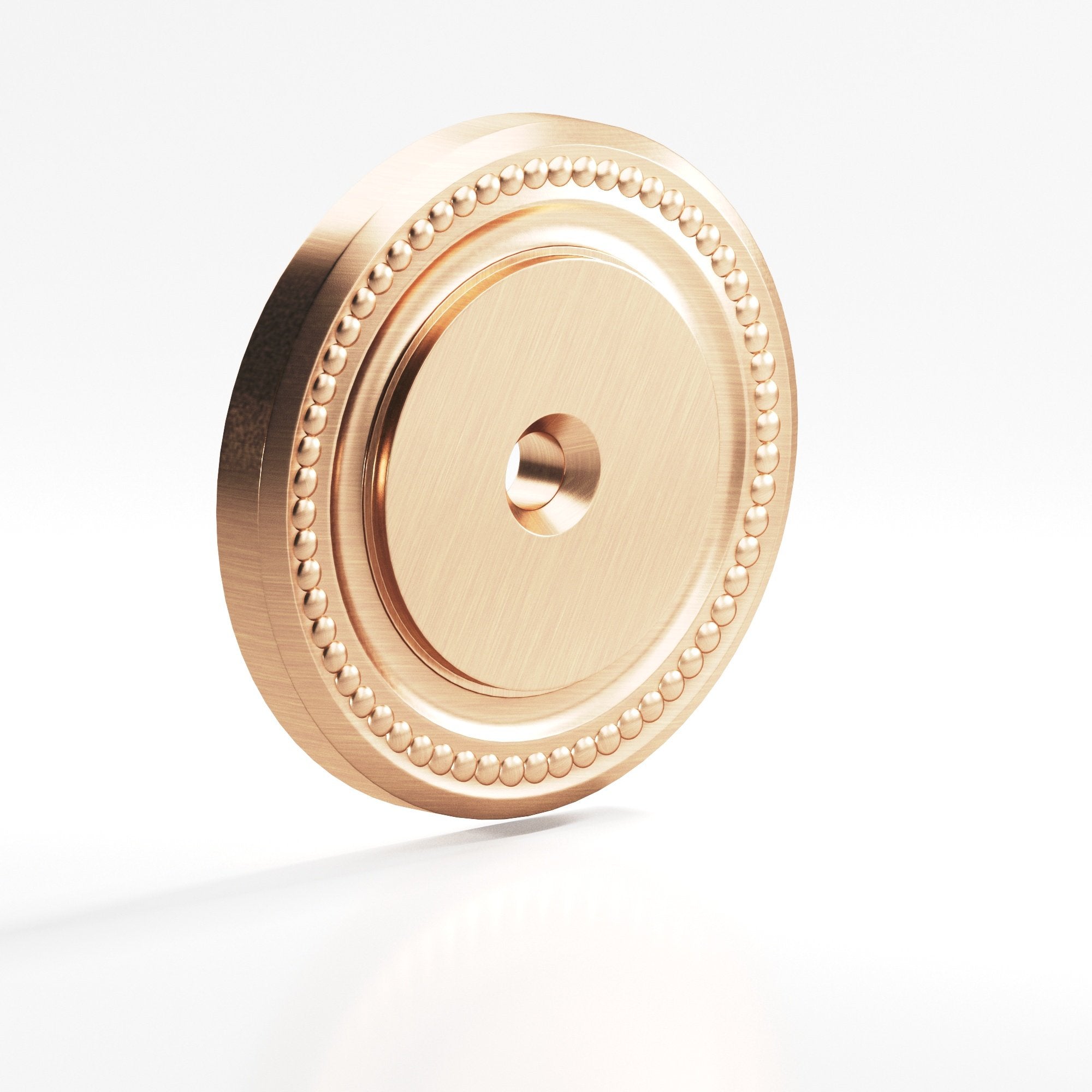 Colonial Bronze B9203 Series Beaded Round Backplat