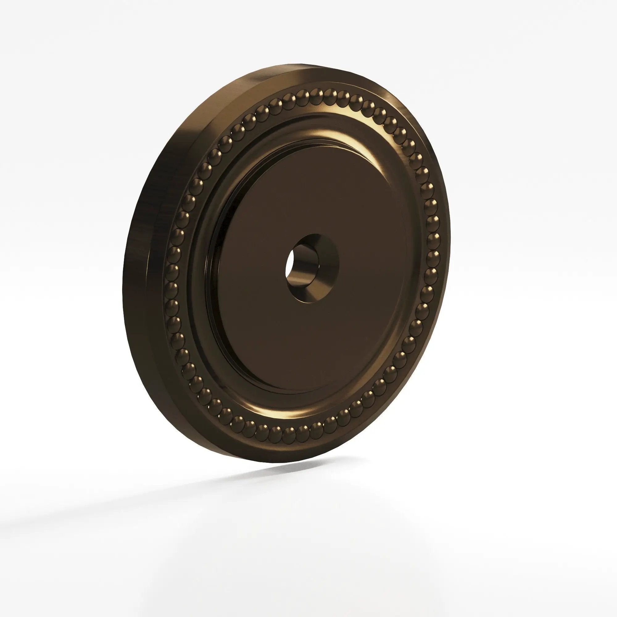 Colonial Bronze B203 Series Beaded Round Backplate by Colonial Bronze