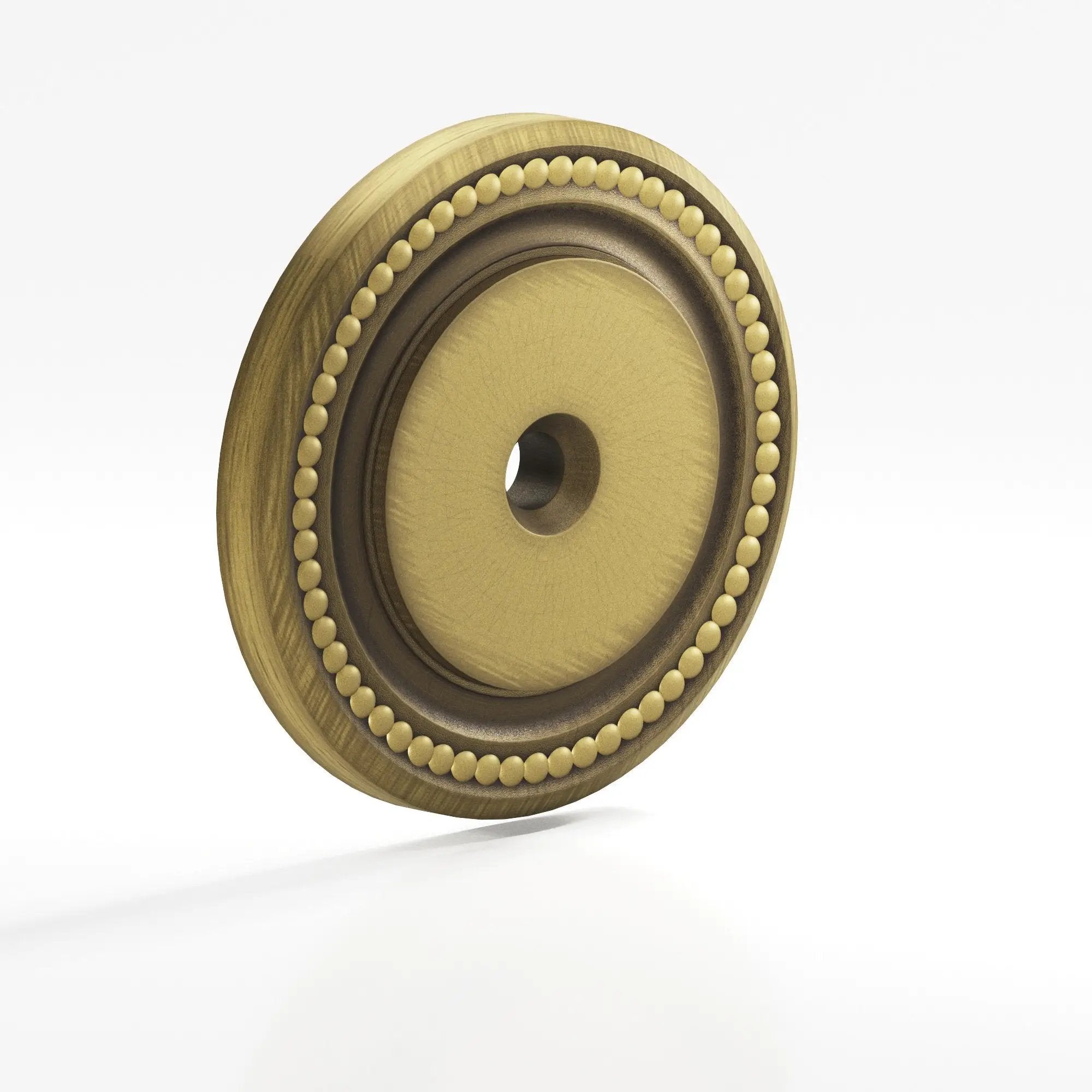 Colonial Bronze B9203 Series Beaded Round Backplat by Colonial Bronze