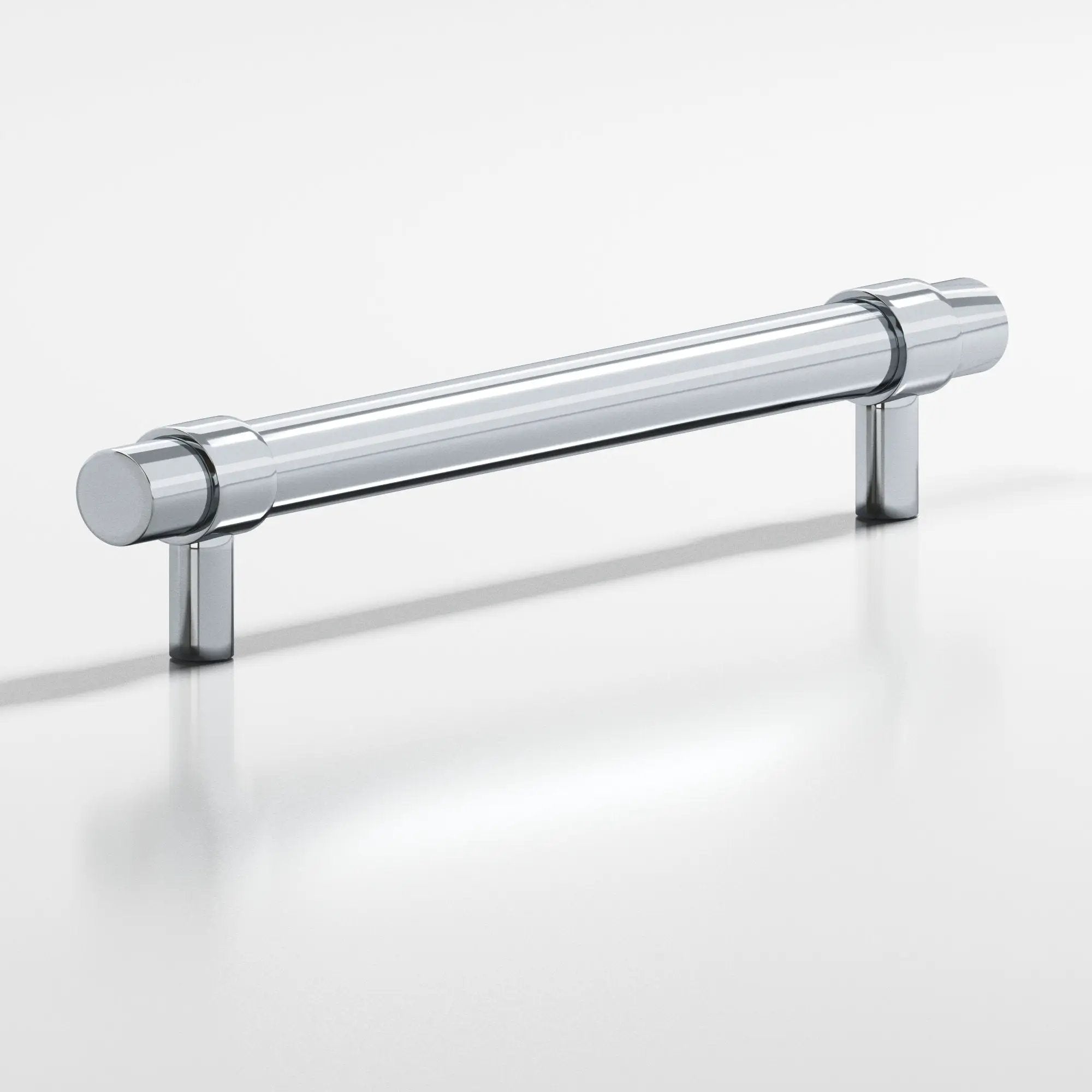 polished chrome cabinet pull