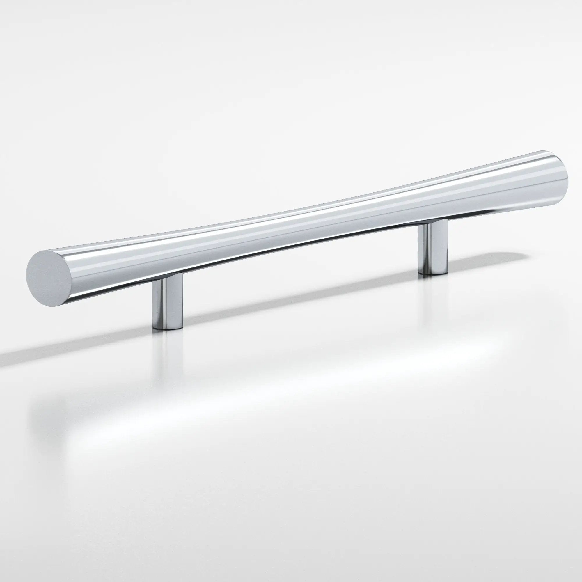 polished chrome cabinet pull
