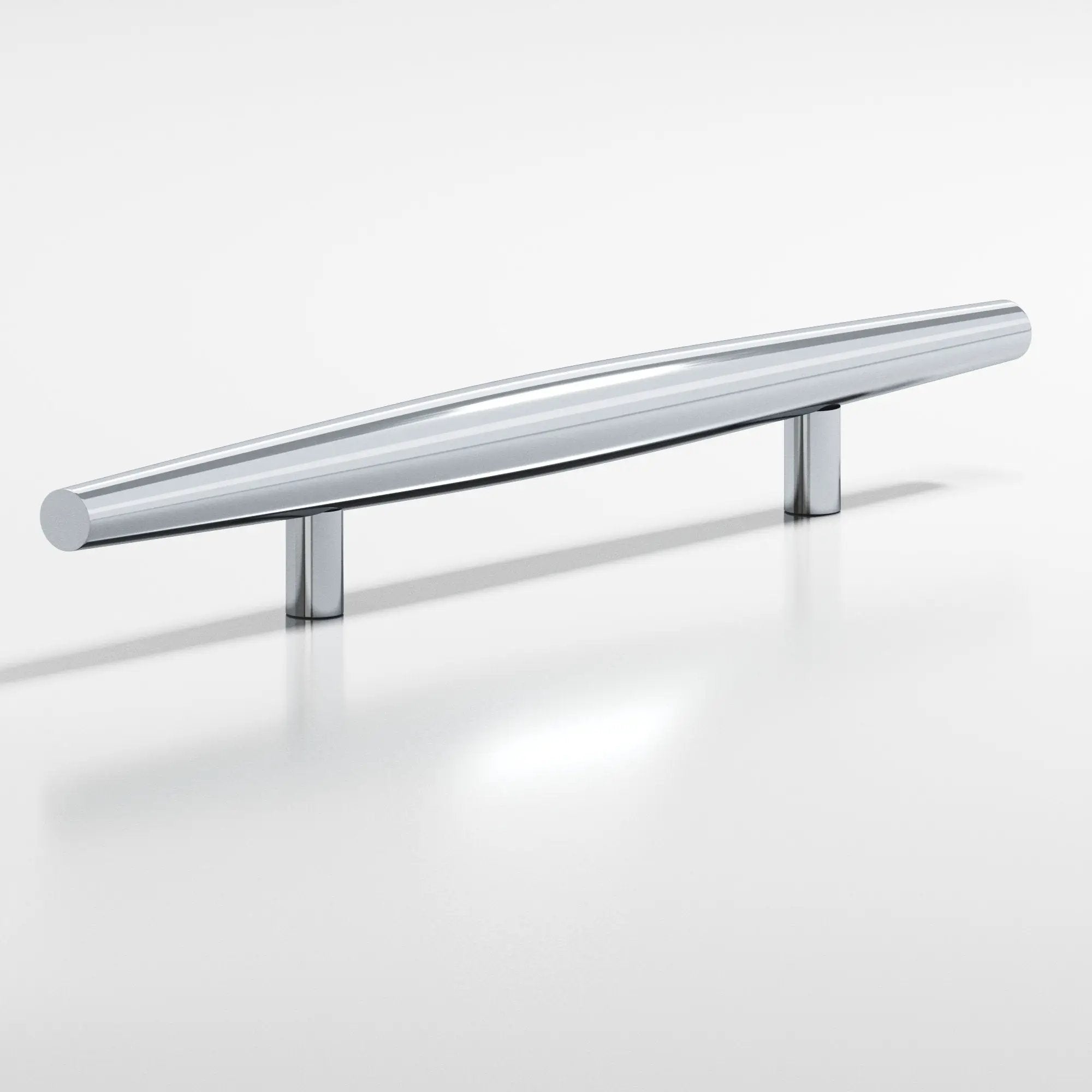 polished chrome cabinet pull
