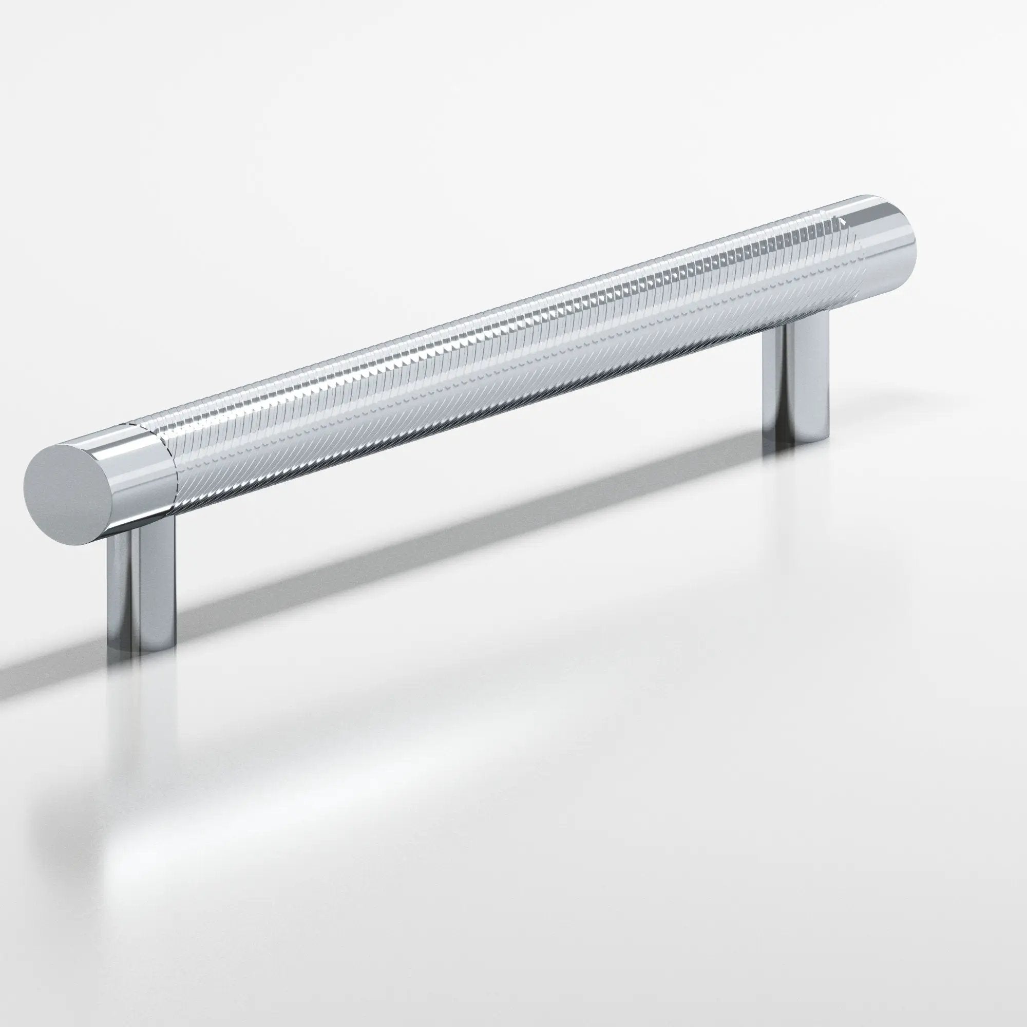 polished chrome cabinet pull