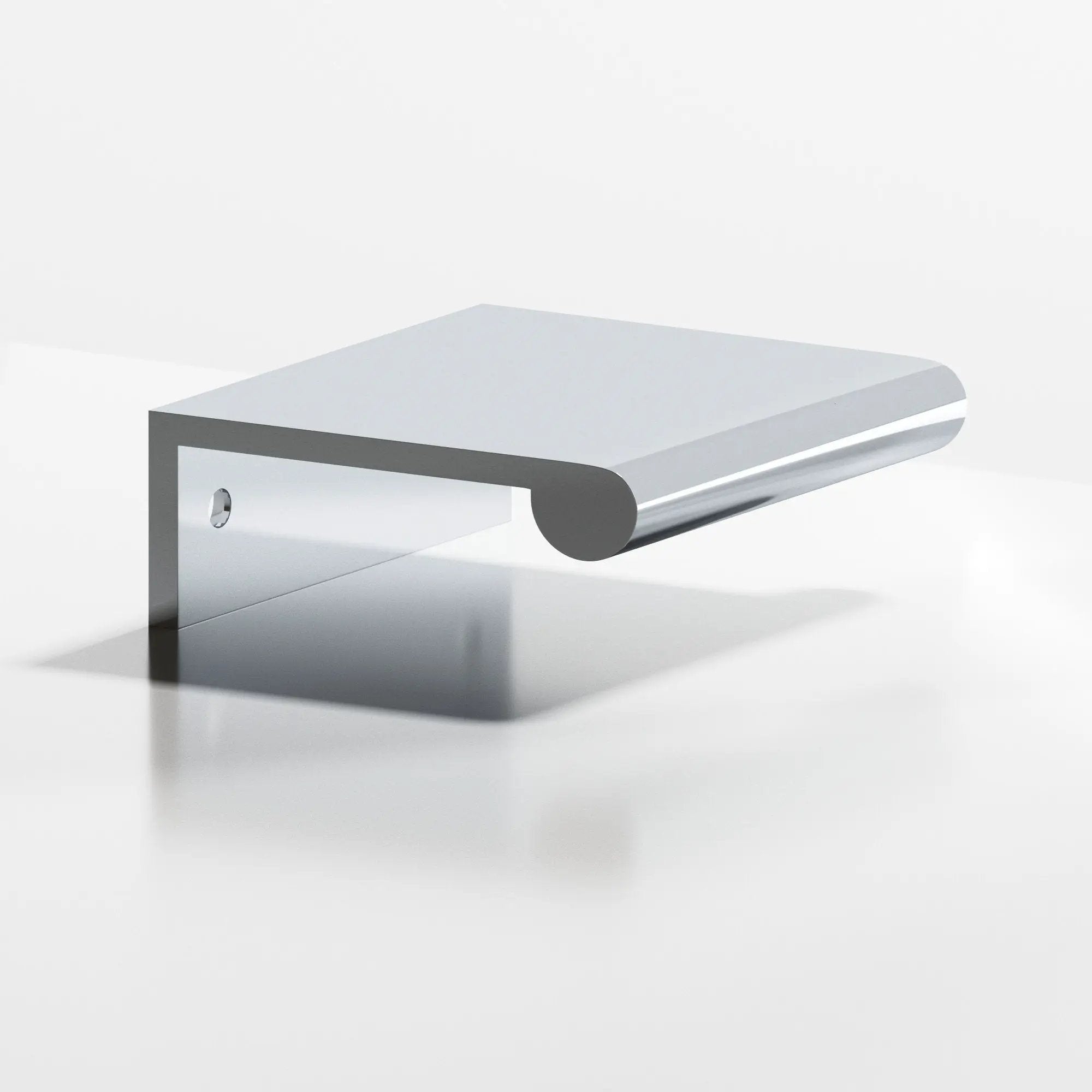polished chrome cabinet pull