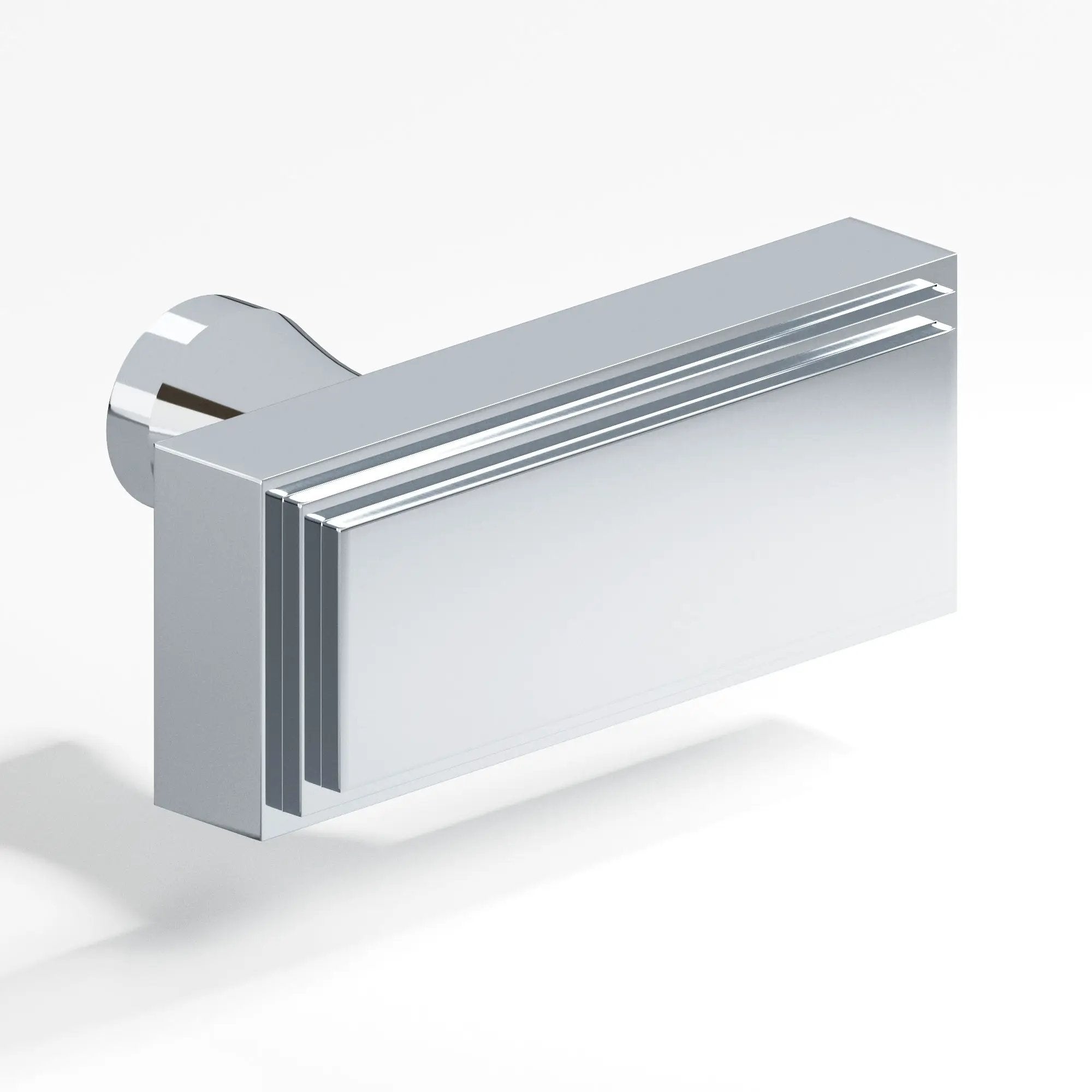 polished chrome cabinet knob