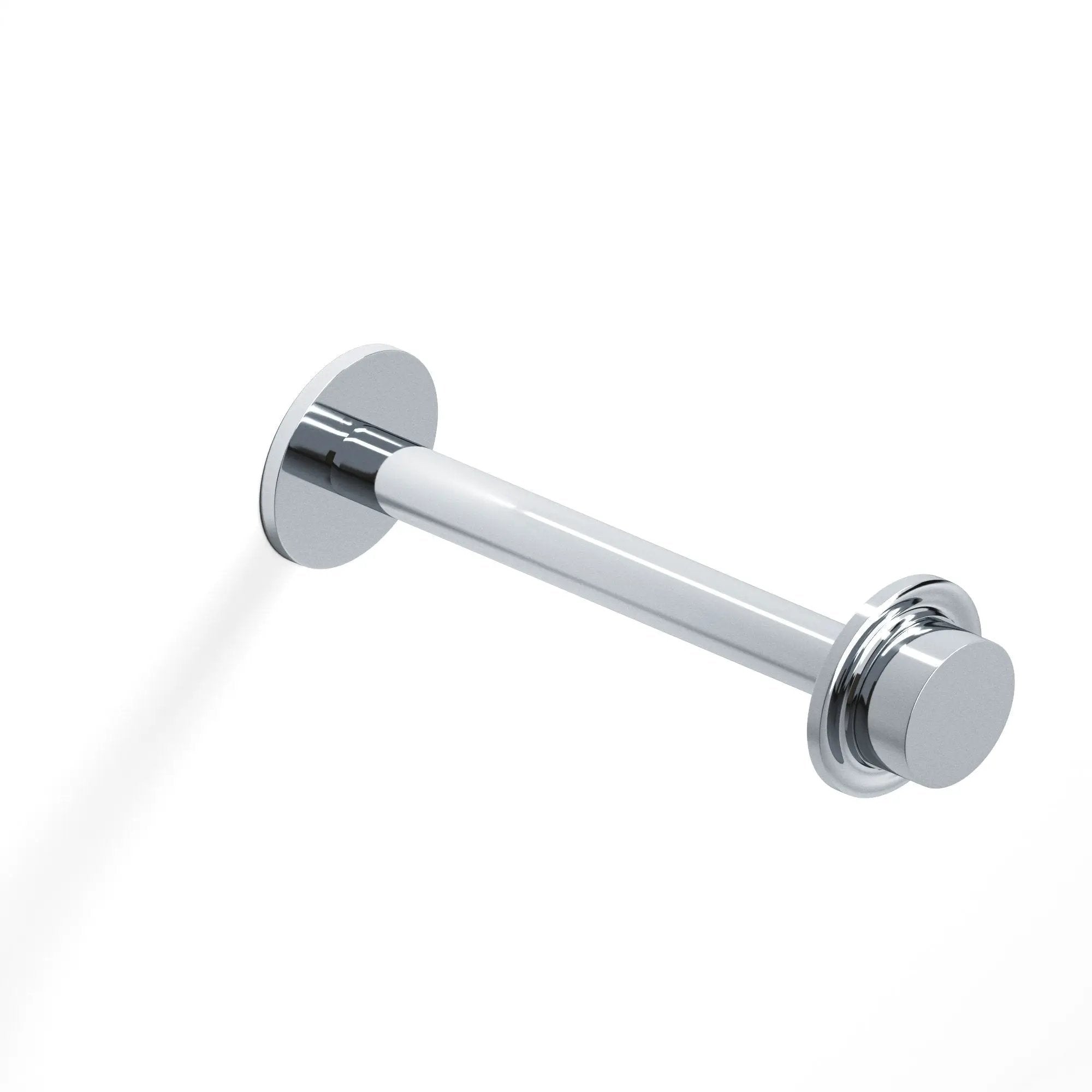 polished chrome garment rod