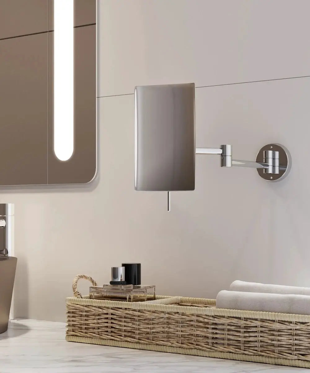 Electric Mirror Contour Makeup Mirror - Polished Stainless by Electric Mirror