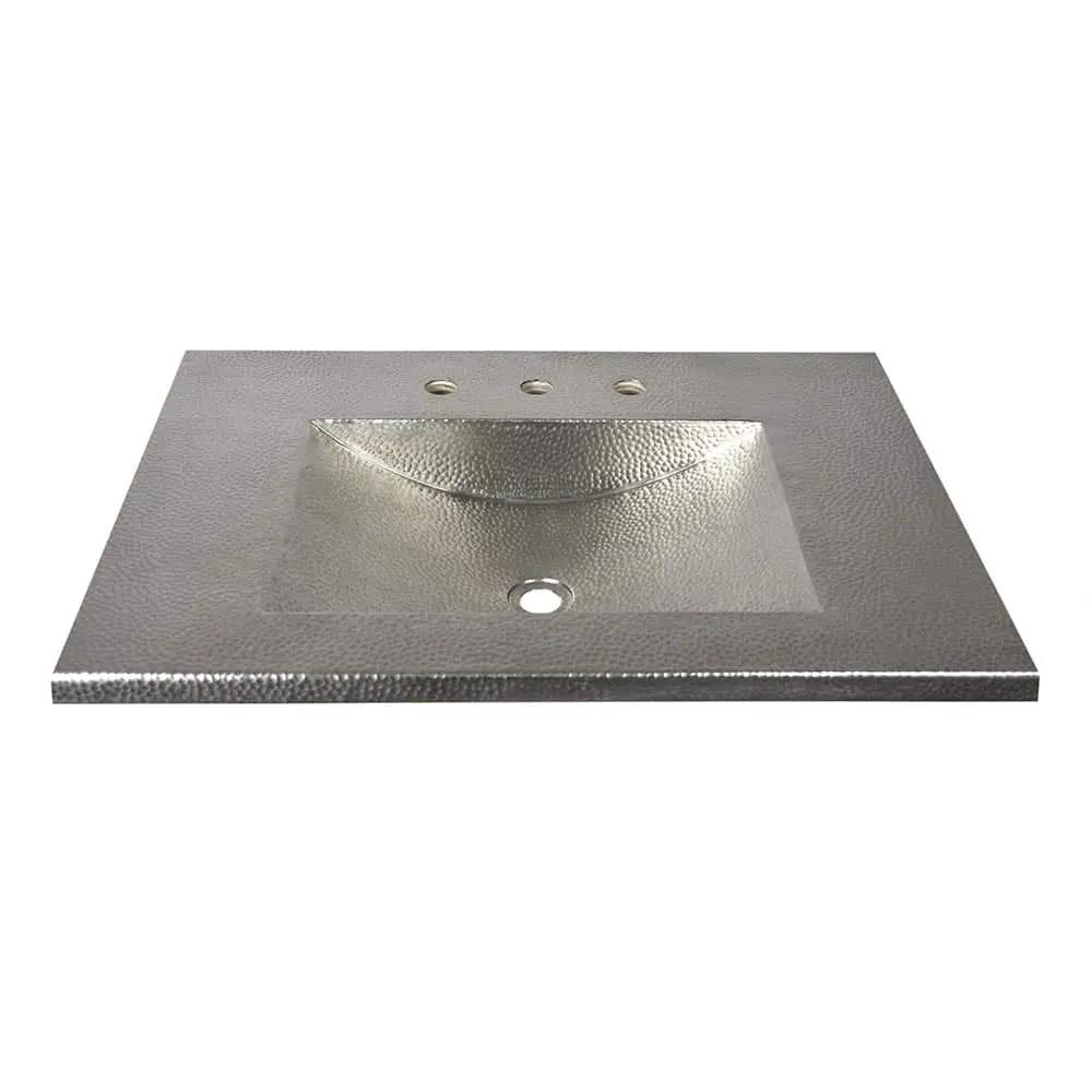 Native Trails Cozumel 30" Hammered Copper Vanity Top with Integrated Sink by Native Trails