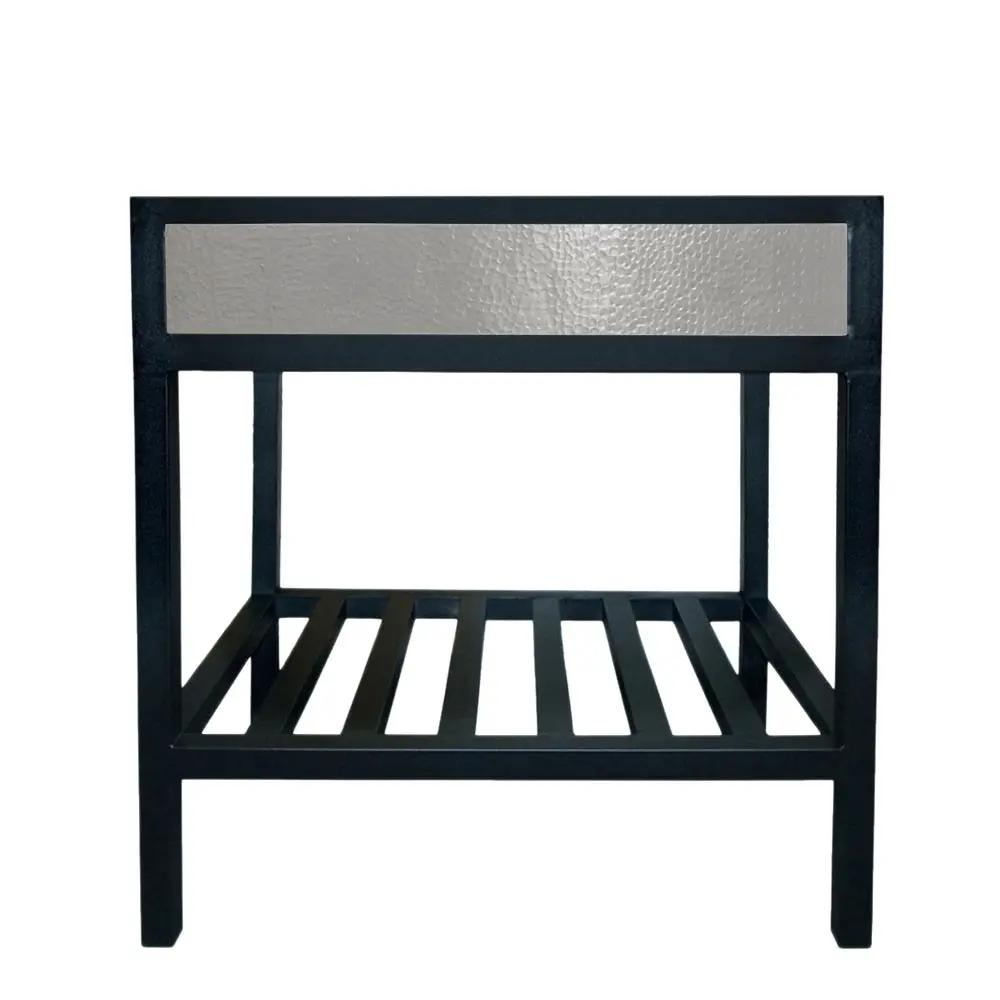 Native Trails 30" Cuzco Handcrafted Steel Bathroom Vanity Base with Copper Insets by Native Trails