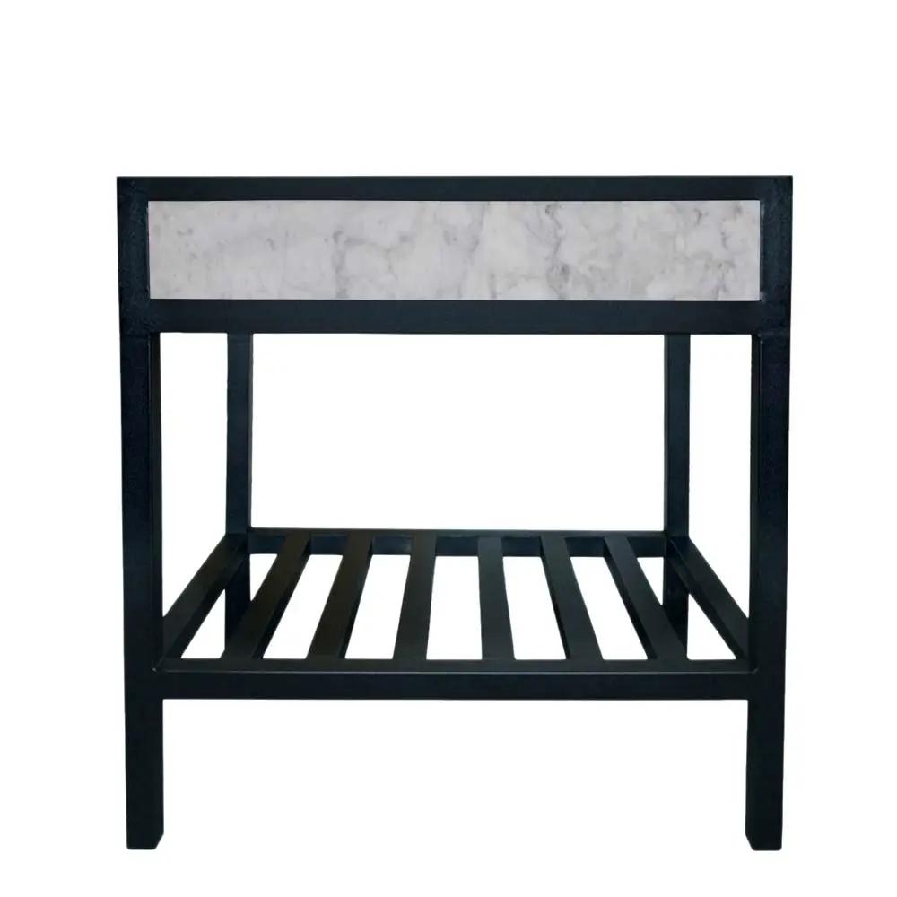 Native Trails 30" Cuzco Handcrafted Steel Bathroom Vanity Base with Copper Insets by Native Trails