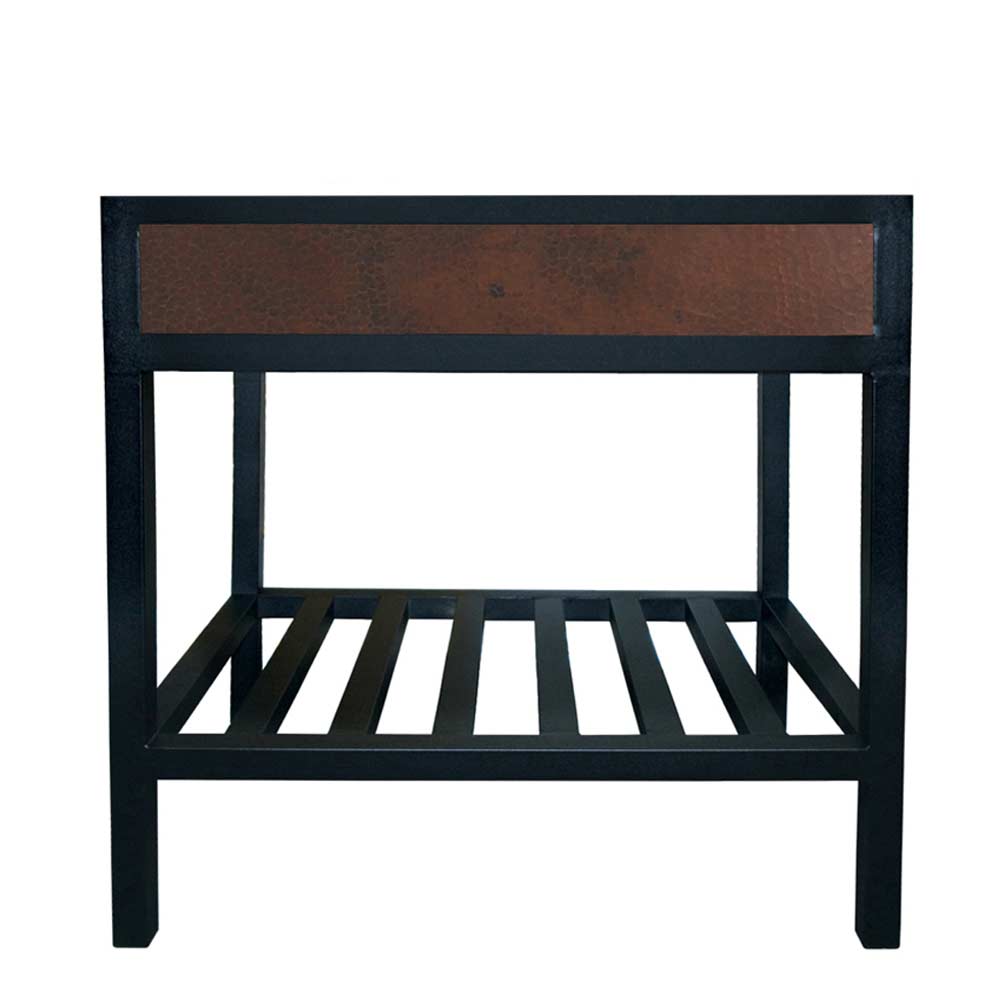 antique copper vanity