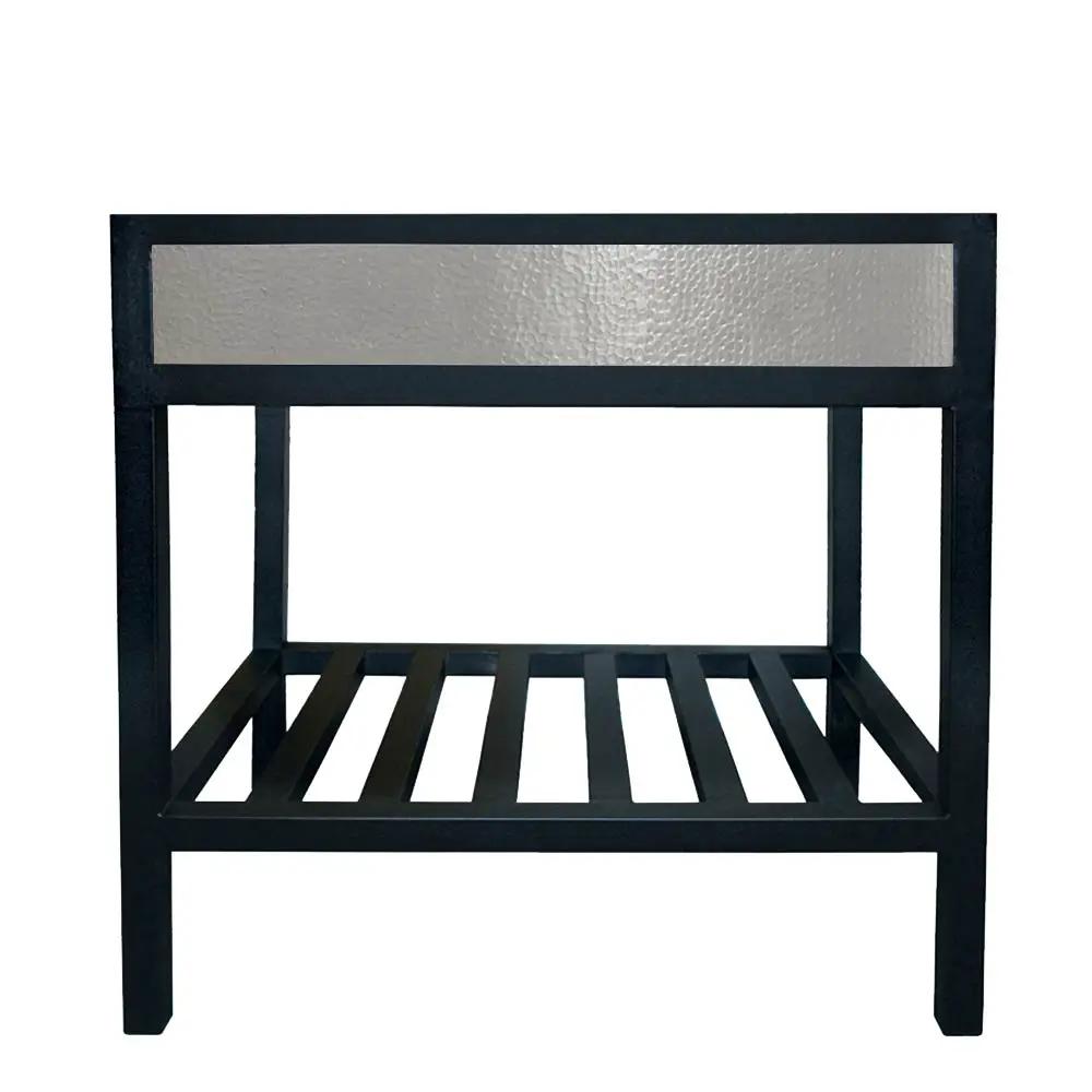 Native Trails 36" Cuzco Handcrafted Steel Bathroom Vanity Base with Copper Insets by Native Trails