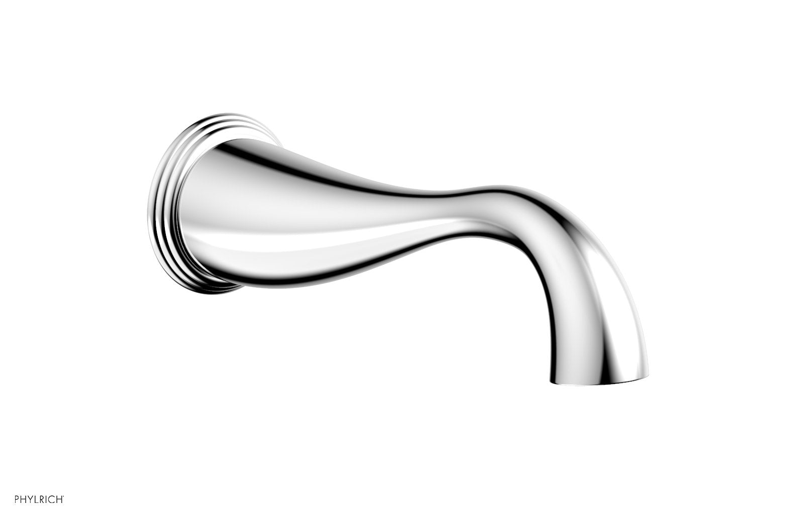 polished chrome spout