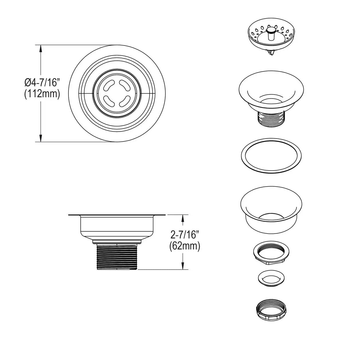 matte drain