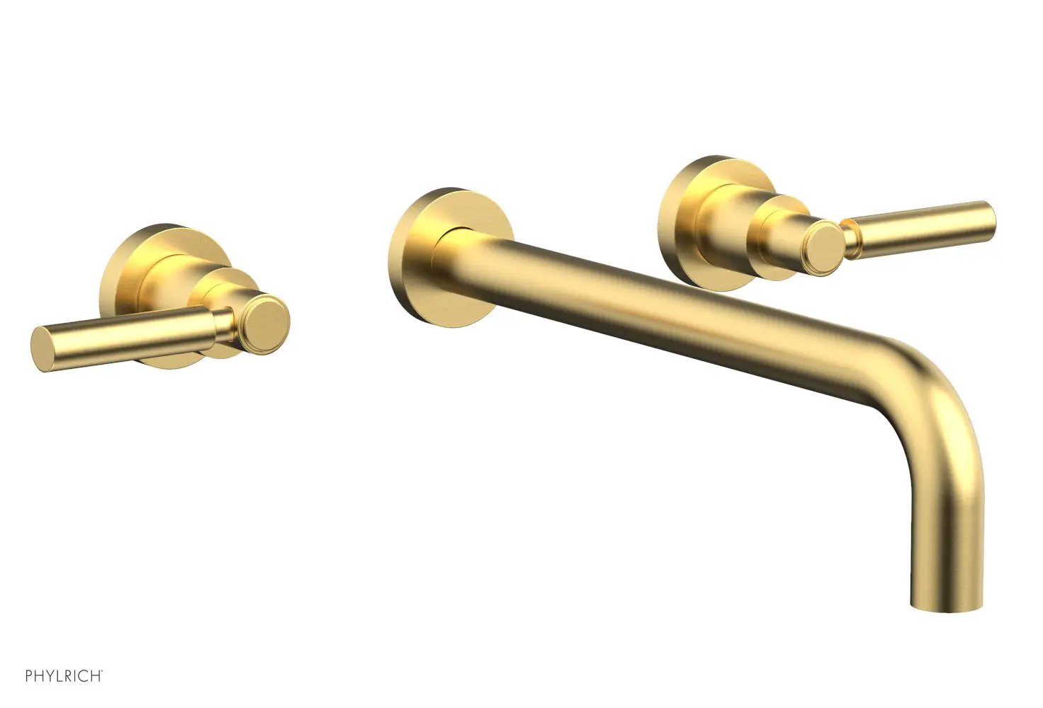 Phylrich BASIC Wall Tub Set 12" Spout - Lever Handles by Phylrich