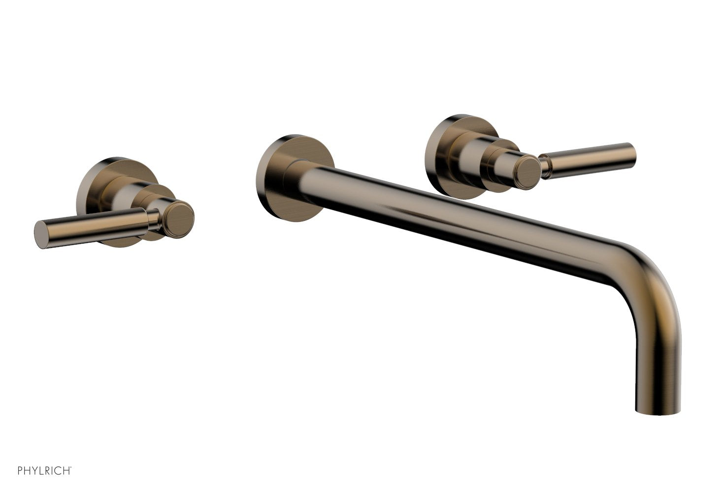 Phylrich BASIC Wall Tub Set 14" Spout - Lever Handles