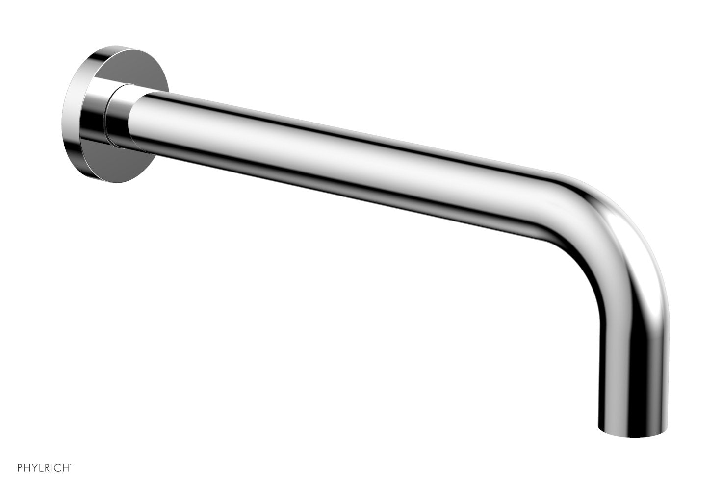 polished chrome spout