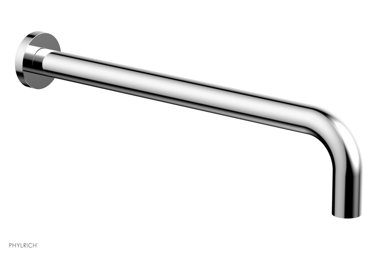 polished chrome spout