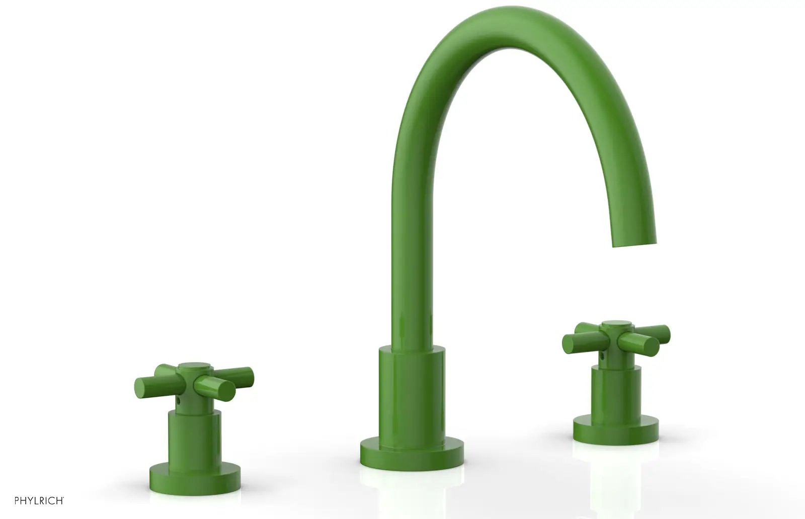 Phylrich BASIC Deck Tub Set - Tubular Cross Handles by Phylrich