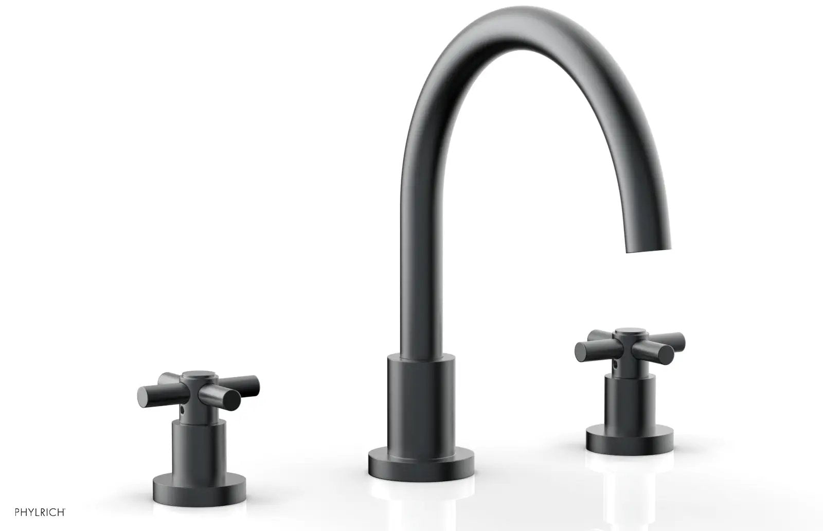 Phylrich BASIC Deck Tub Set - Tubular Cross Handles by Phylrich