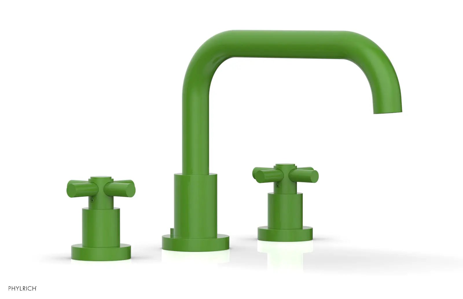 Phylrich BASIC Deck Tub Set - Tubular Cross Handles by Phylrich