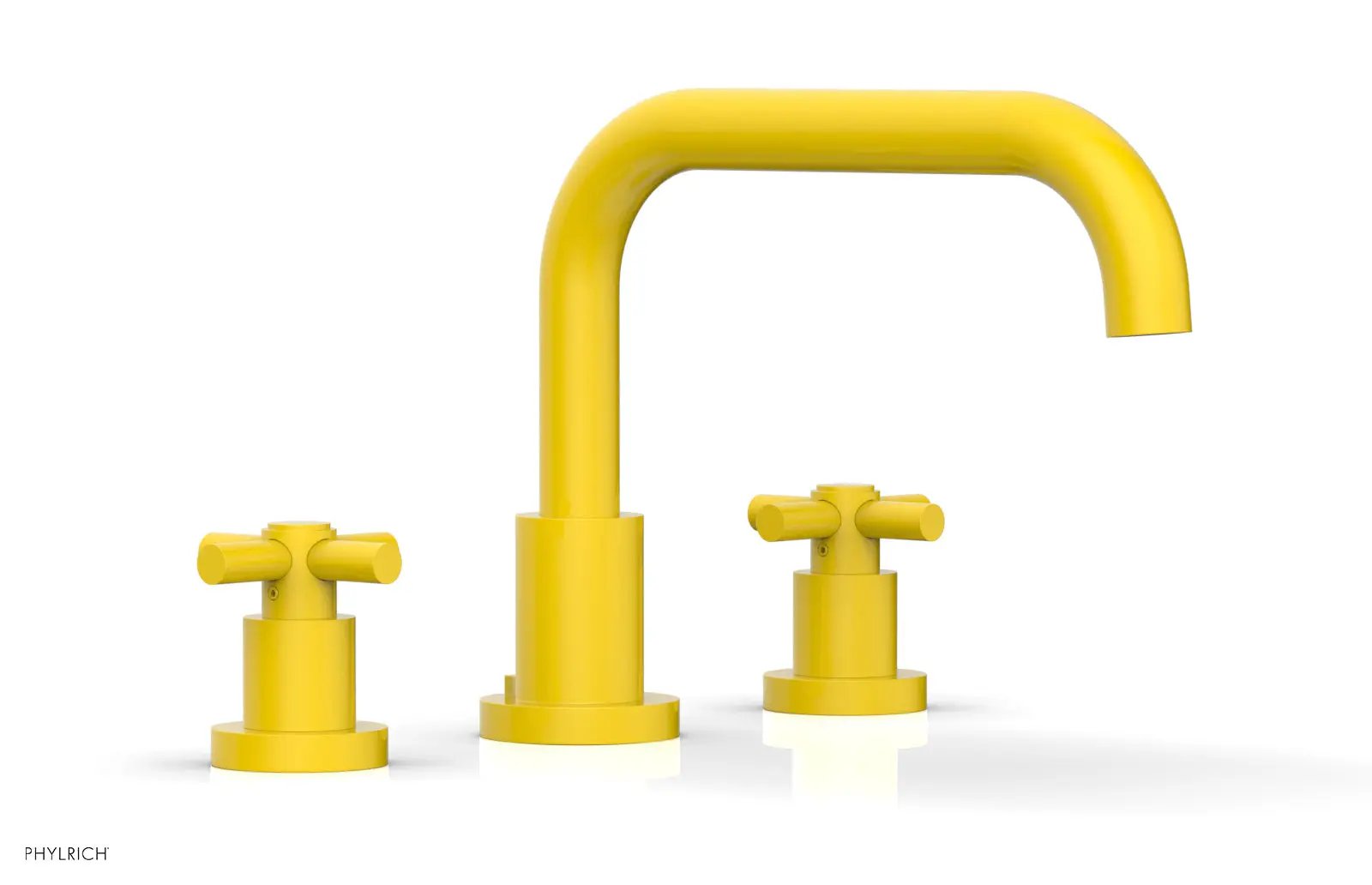 Phylrich BASIC Deck Tub Set - Tubular Cross Handles by Phylrich