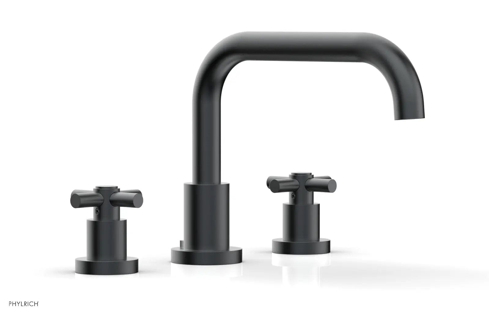 Phylrich BASIC Deck Tub Set - Tubular Cross Handles by Phylrich