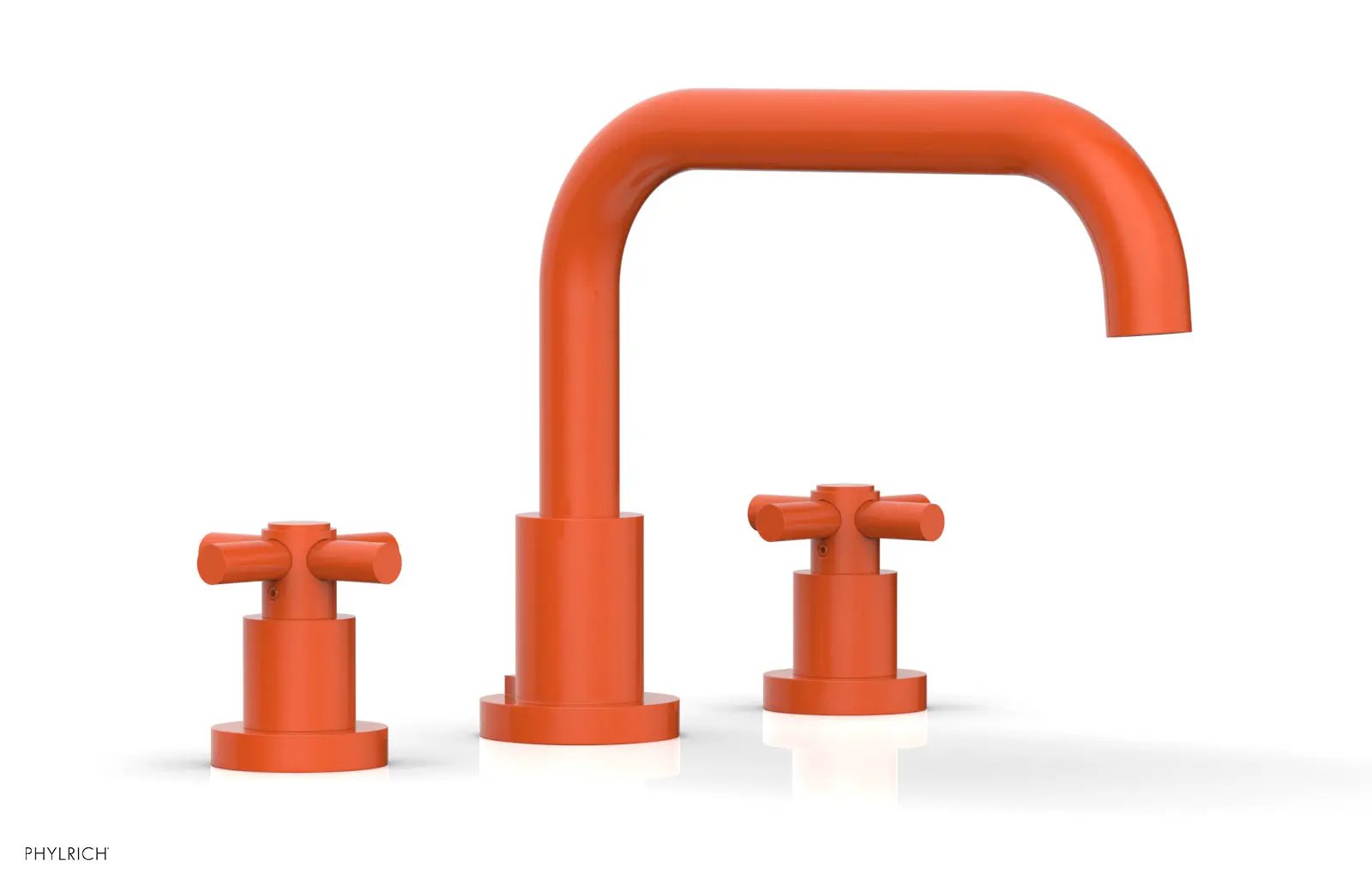 Phylrich BASIC Deck Tub Set - Tubular Cross Handles by Phylrich