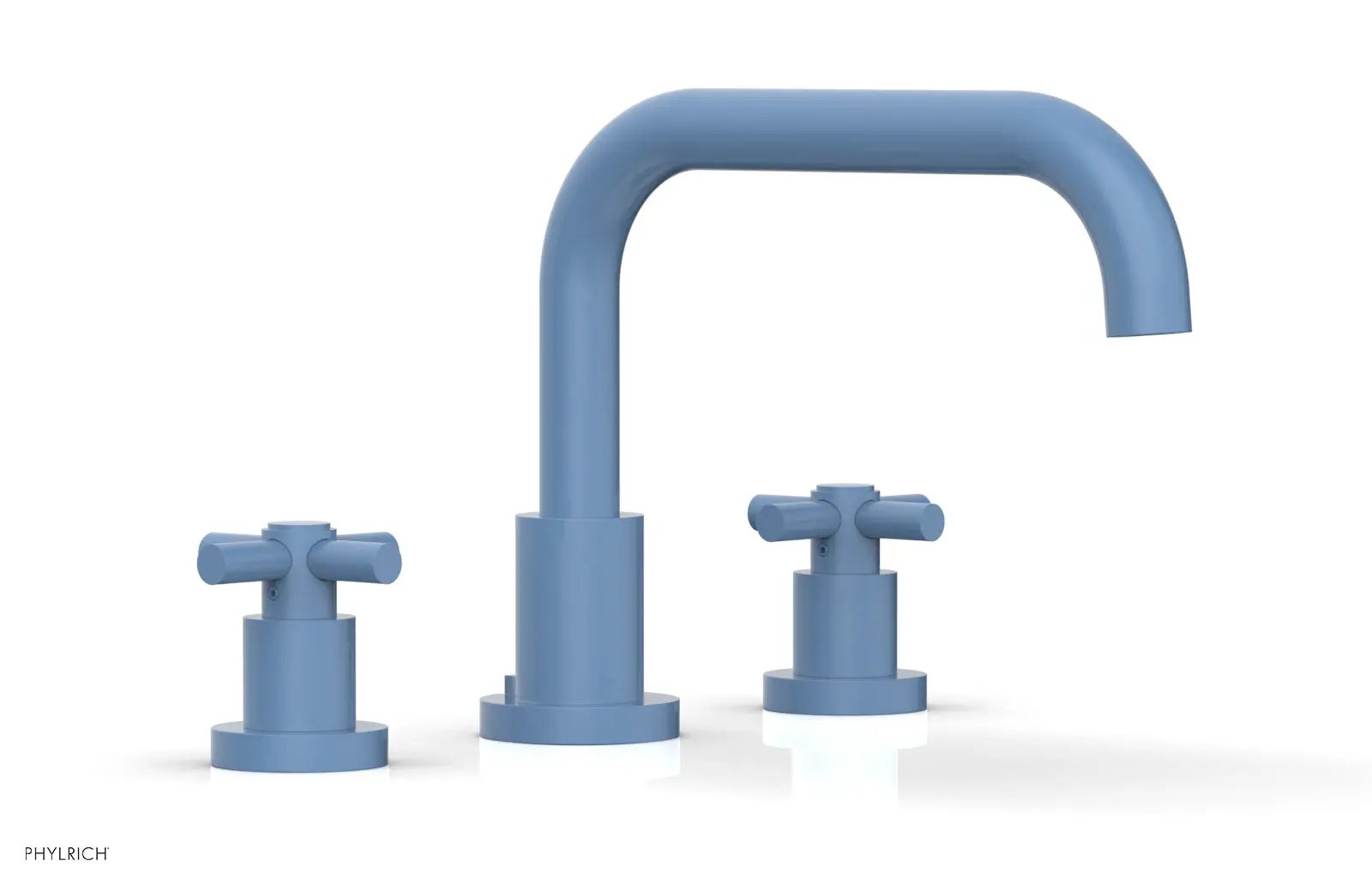 Phylrich BASIC Deck Tub Set - Tubular Cross Handles by Phylrich