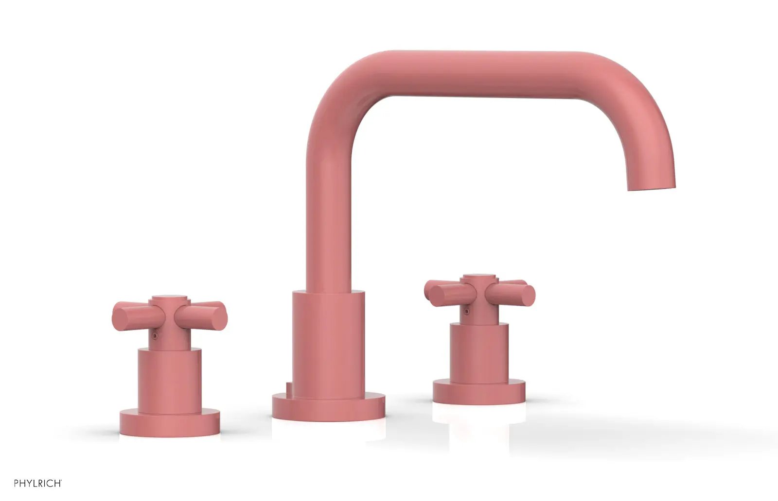Phylrich BASIC Deck Tub Set - Tubular Cross Handles by Phylrich
