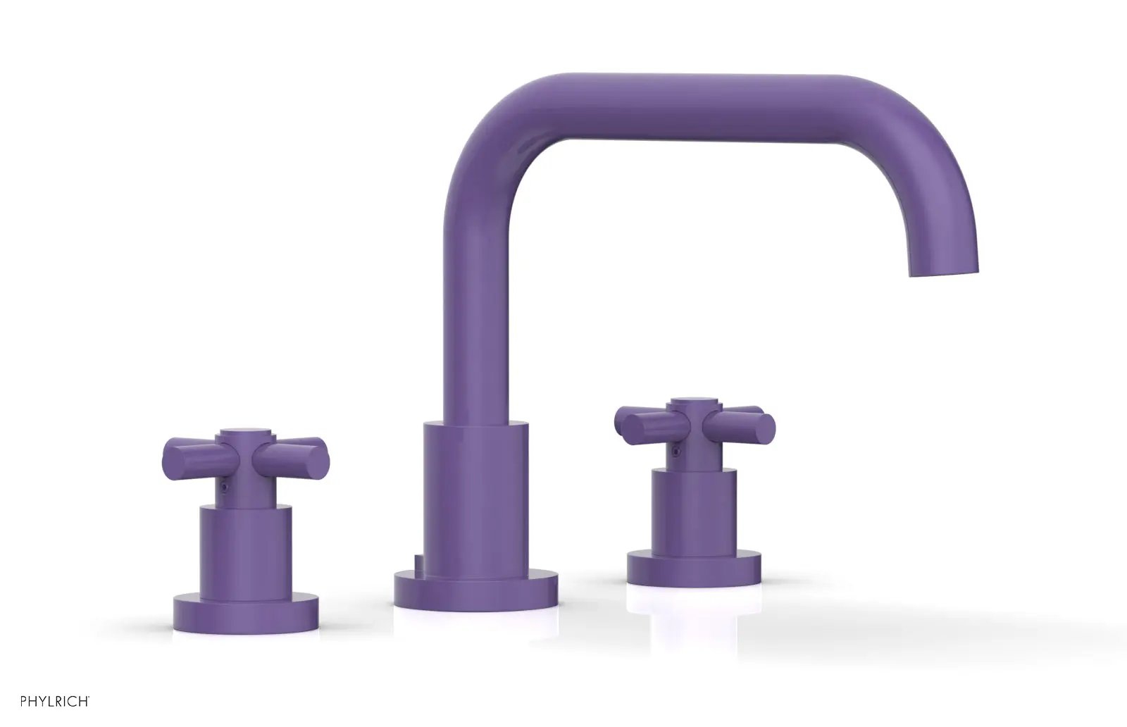 Phylrich BASIC Deck Tub Set - Tubular Cross Handles by Phylrich