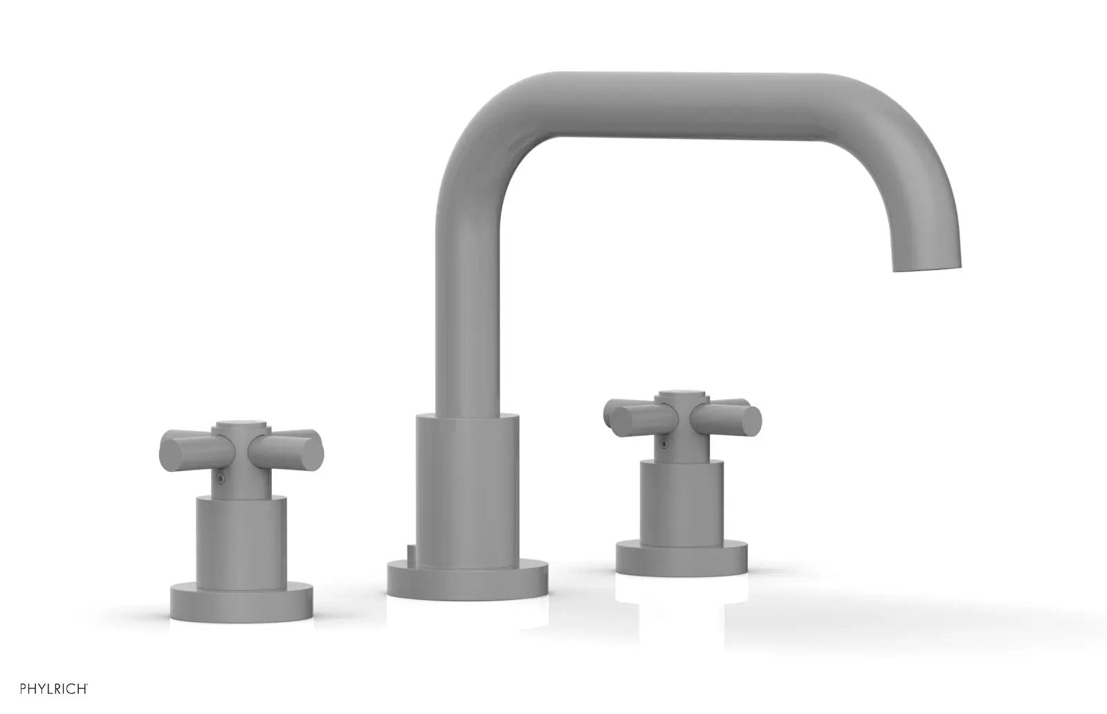 Phylrich BASIC Deck Tub Set - Tubular Cross Handles by Phylrich